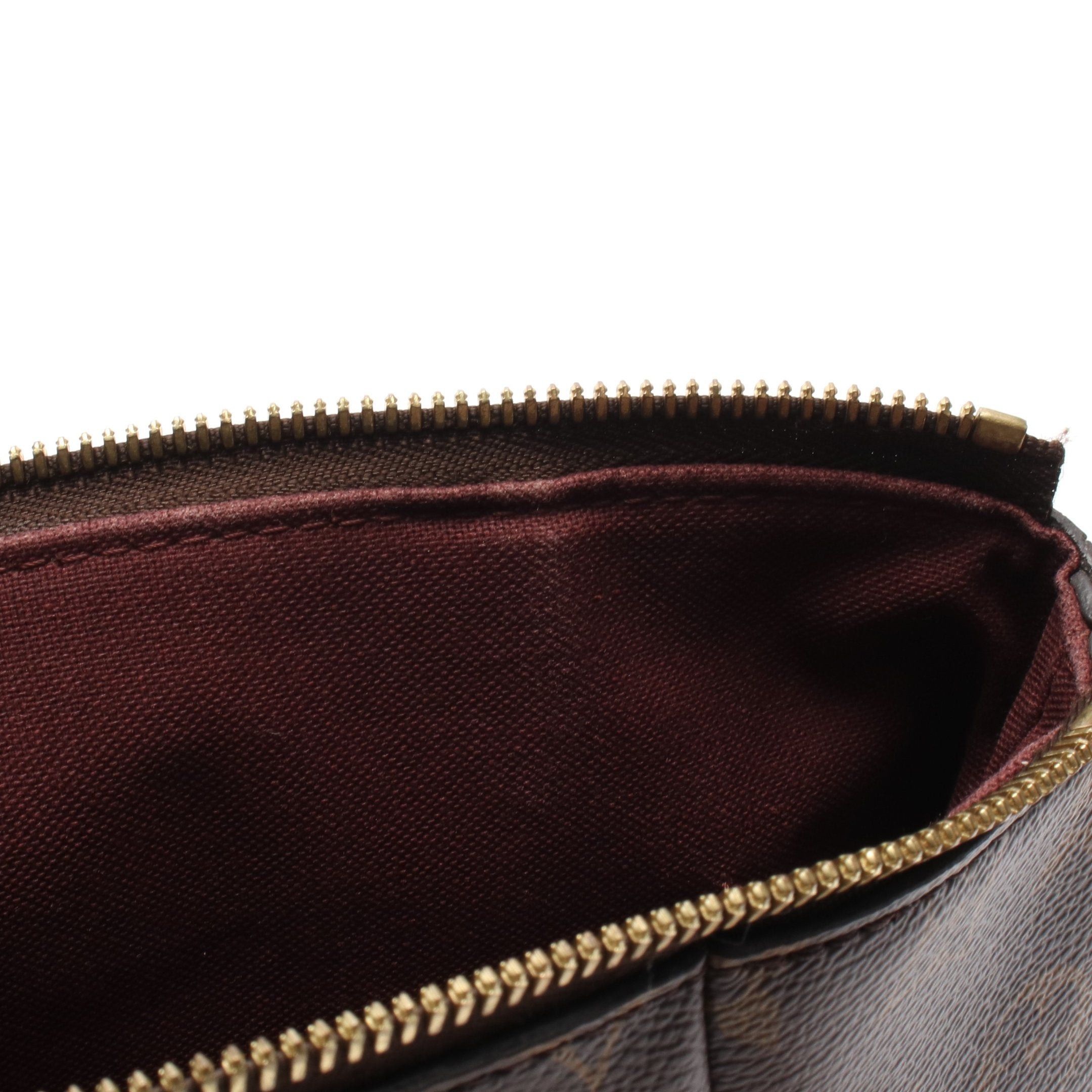 Louis Vuitton Louis Vuitton Turen Pm Monogram Handbag Leather Brown Size ONE SIZE - 8 Thumbnail