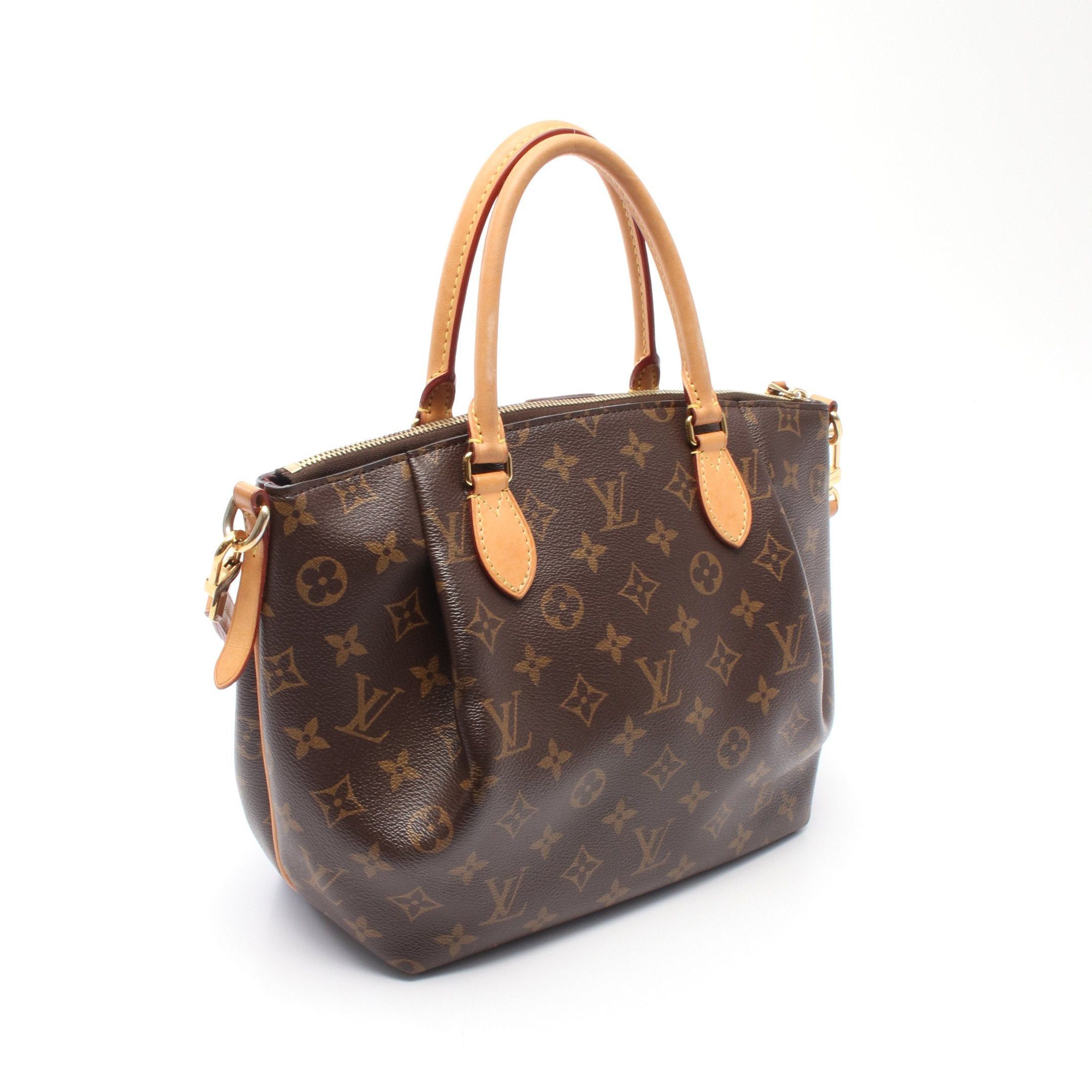 Louis Vuitton Louis Vuitton Turen Pm Monogram Handbag Leather Brown Size ONE SIZE - 2 Thumbnail