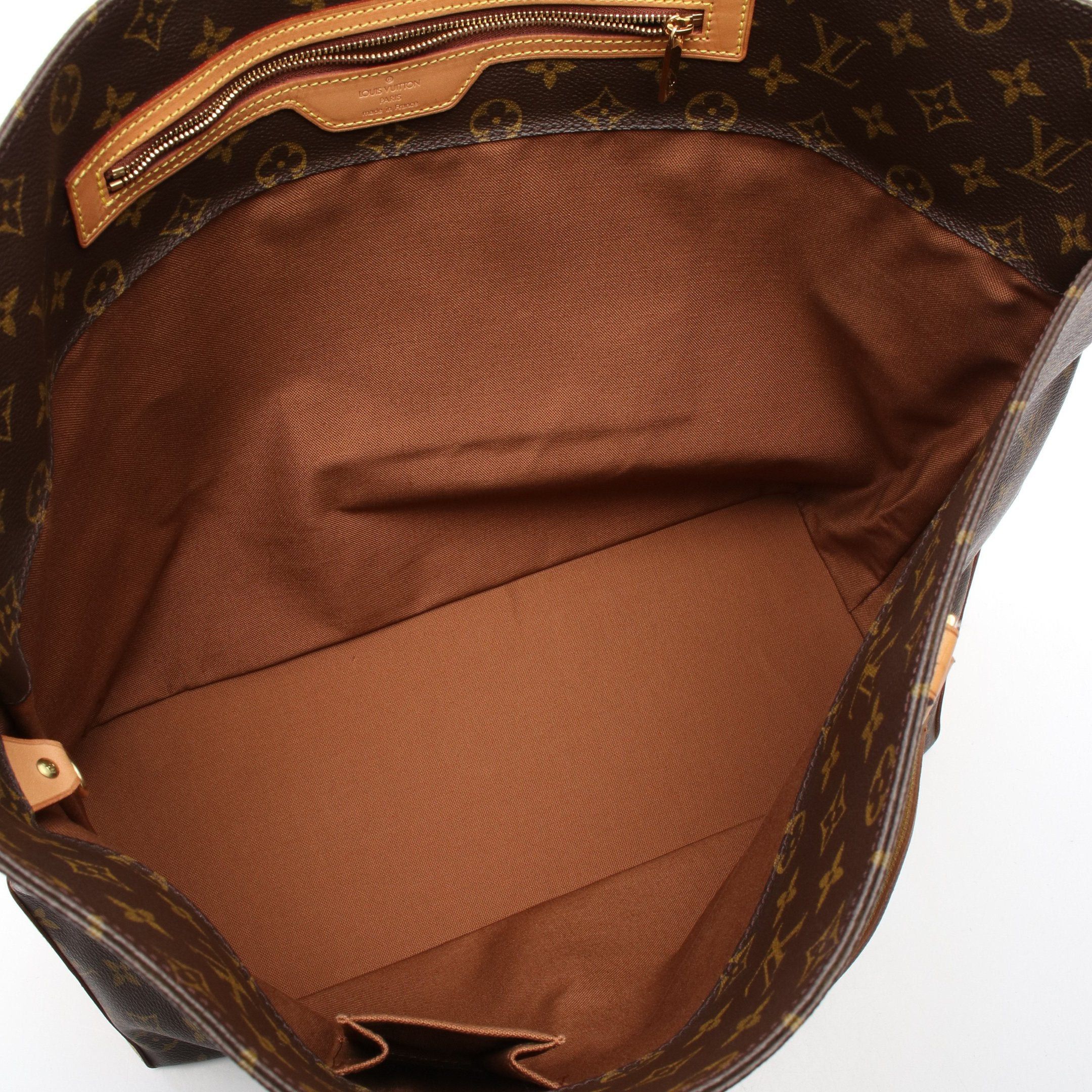 Louis Vuitton Louis Vuitton Cabas Alto Monogram Shoulder Bag Tote Leather Brown Size ONE SIZE - 3 Thumbnail