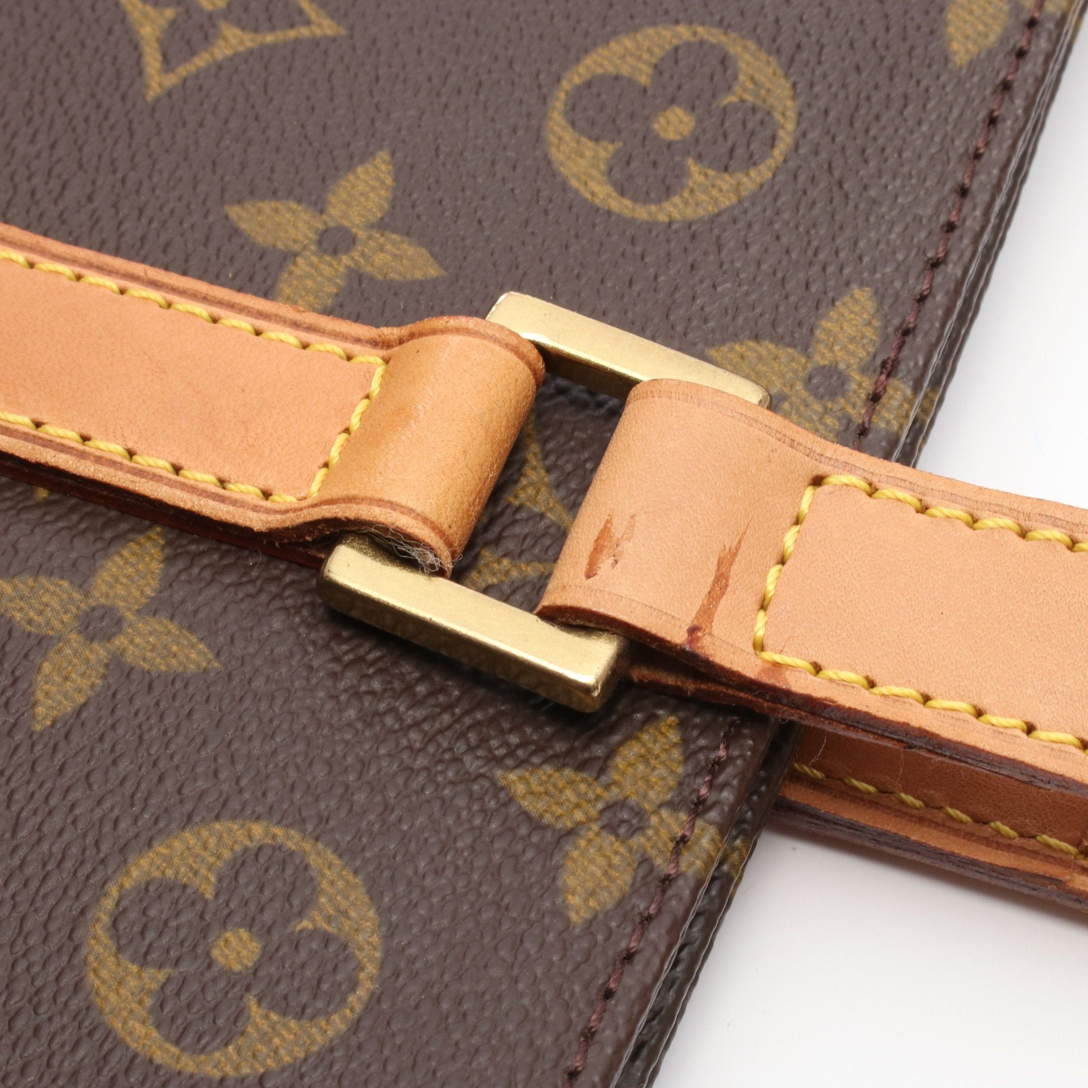 Louis Vuitton Louis Vuitton Cabas Alto Monogram Shoulder Bag Tote Leather Brown Size ONE SIZE - 10 Thumbnail
