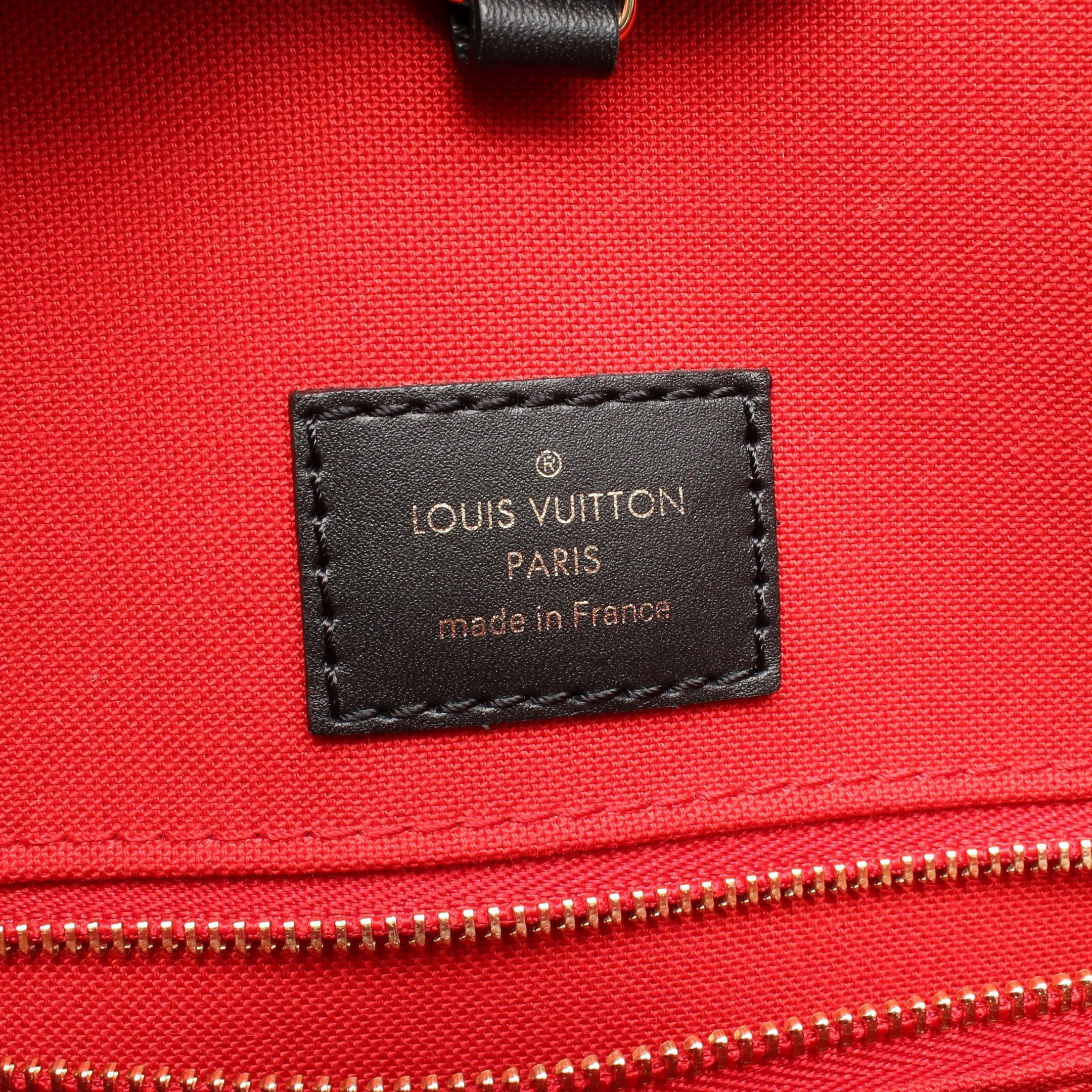 Louis Vuitton Louis Vuitton On-The-Go Mm Monogram Giant Reverse Shoulder Bag Tote Leather Brown Beige Size ONE SIZE - 4 Thumbnail