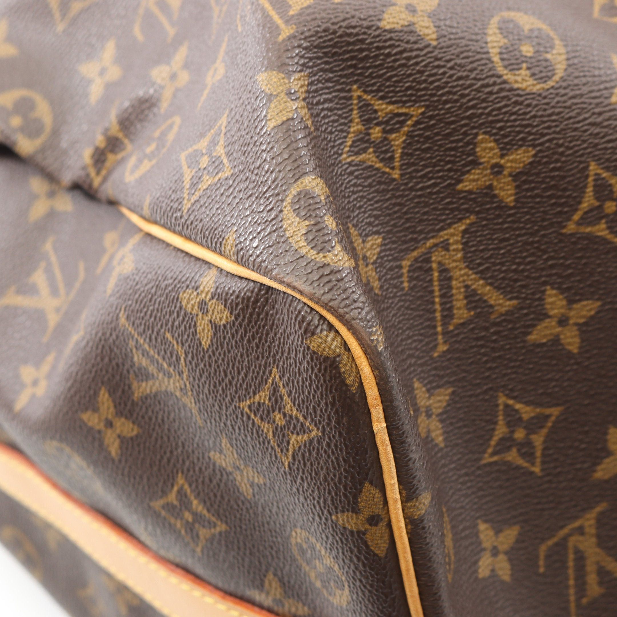 Louis Vuitton Louis Vuitton Keepall 50 Monogram Boston Bag Leather Brown Size ONE SIZE - 7 Thumbnail