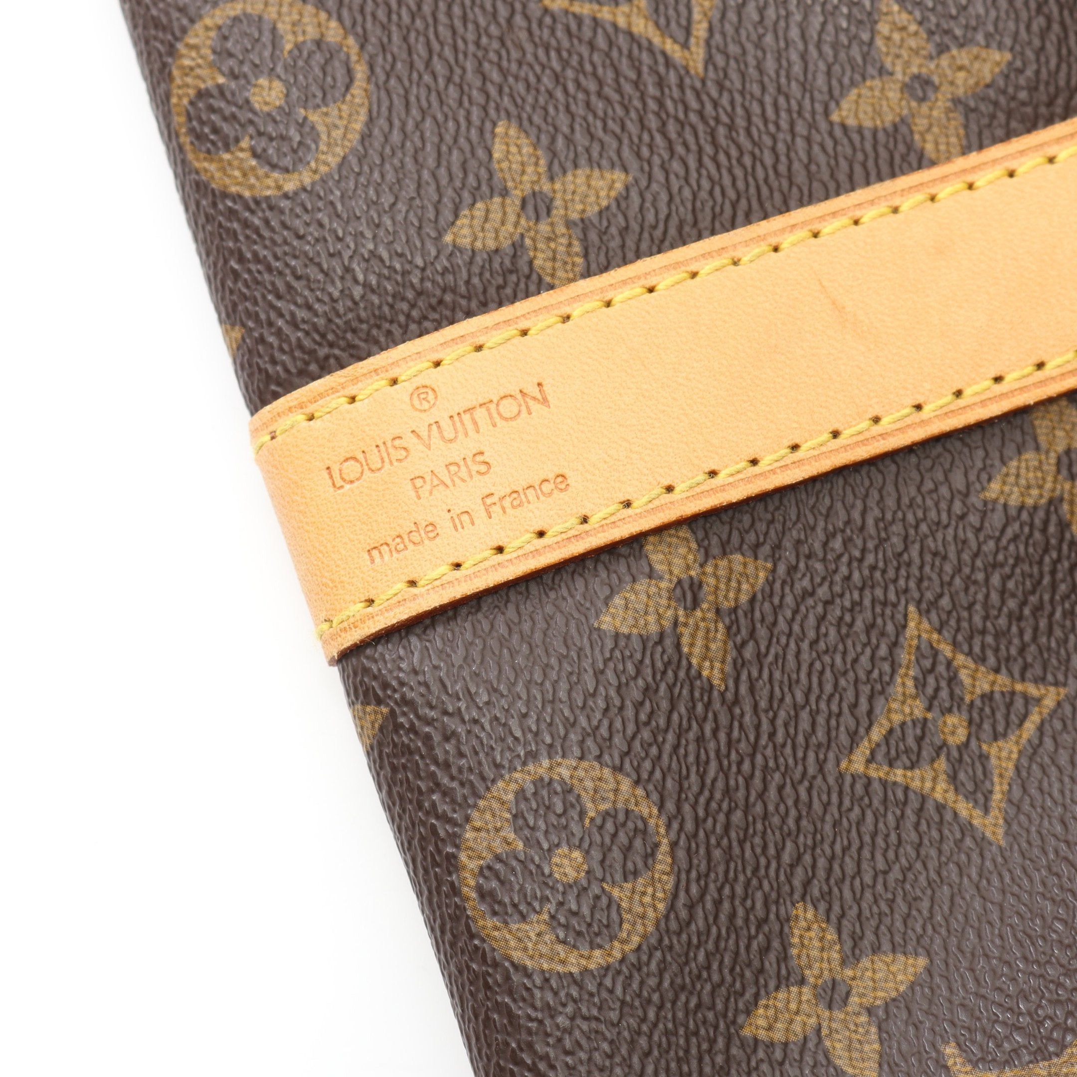 Louis Vuitton Louis Vuitton Keepall 50 Monogram Boston Bag Leather Brown Size ONE SIZE - 4 Thumbnail