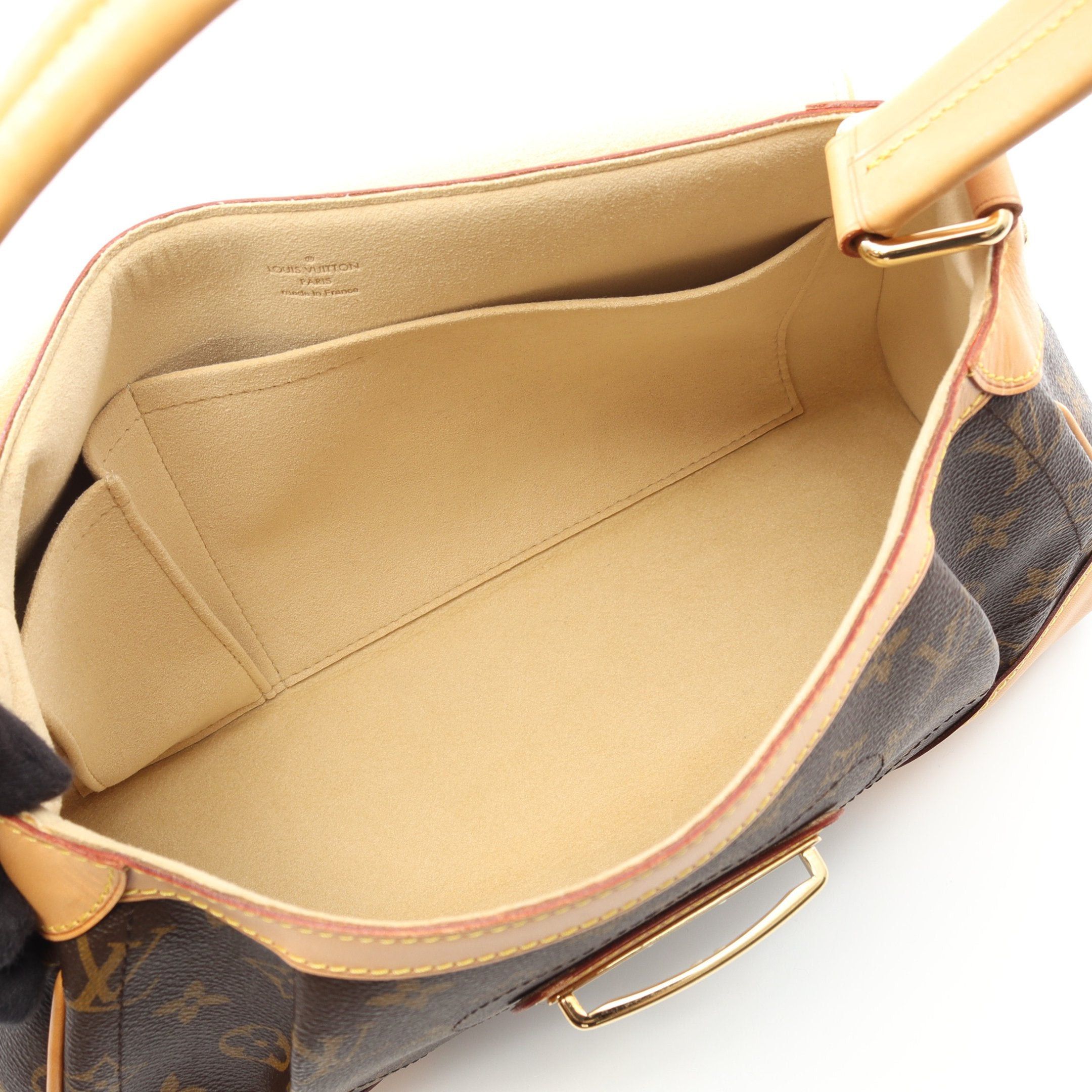 Louis Vuitton Louis Vuitton Beverly Mm Monogram Shoulder Bag Leather Brown Size ONE SIZE - 3 Thumbnail
