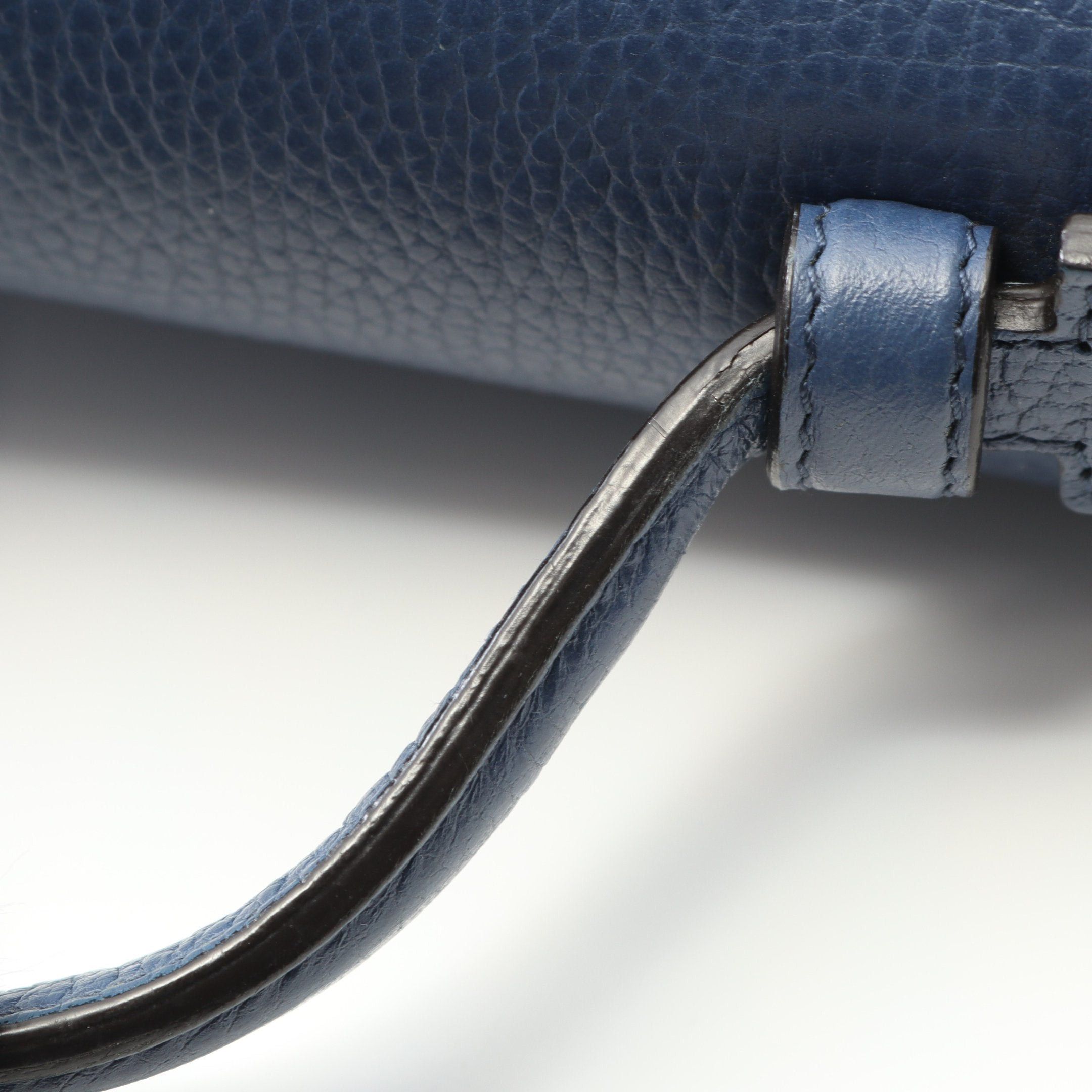 Gucci Gucci Interlocking G Handbag Leather Blue Size ONE SIZE - 10 Thumbnail