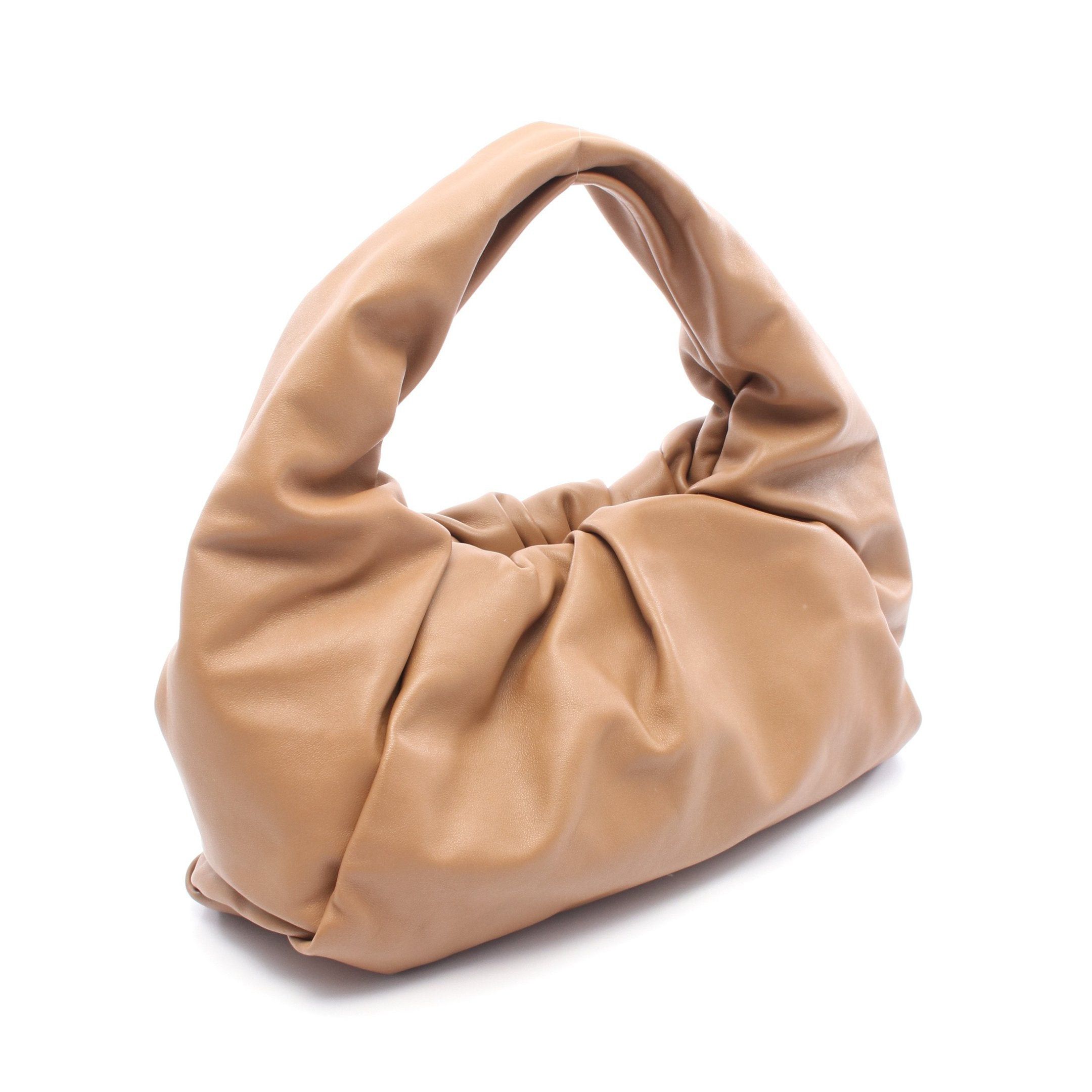 Bottega Veneta Bottega Veneta The Shoulder Pouch Handbag Leather Brown Size ONE SIZE - 2 Thumbnail