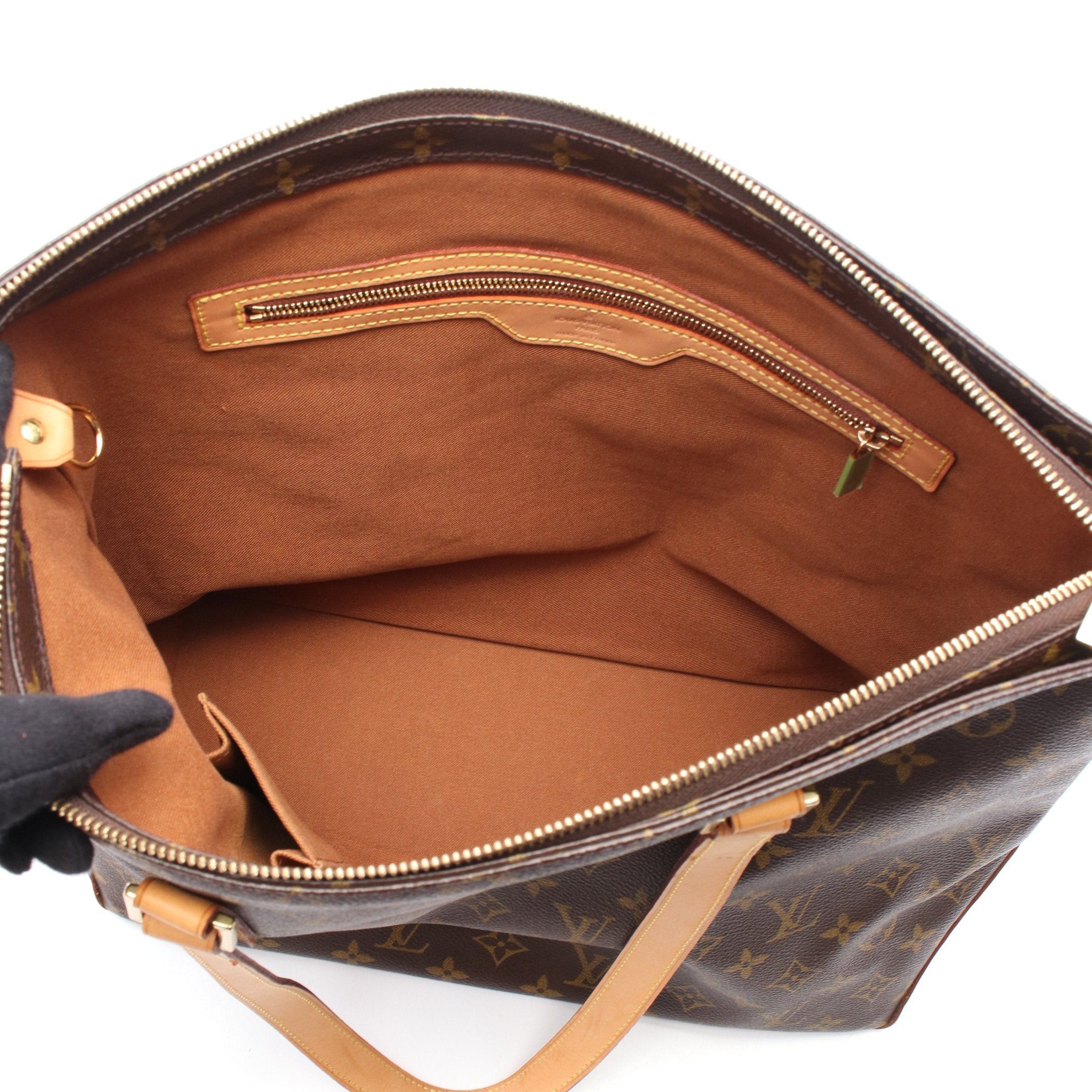 Louis Vuitton Louis Vuitton Kabamezo Monogram Shoulder Bag Tote Leather Brown Size ONE SIZE - 3 Thumbnail