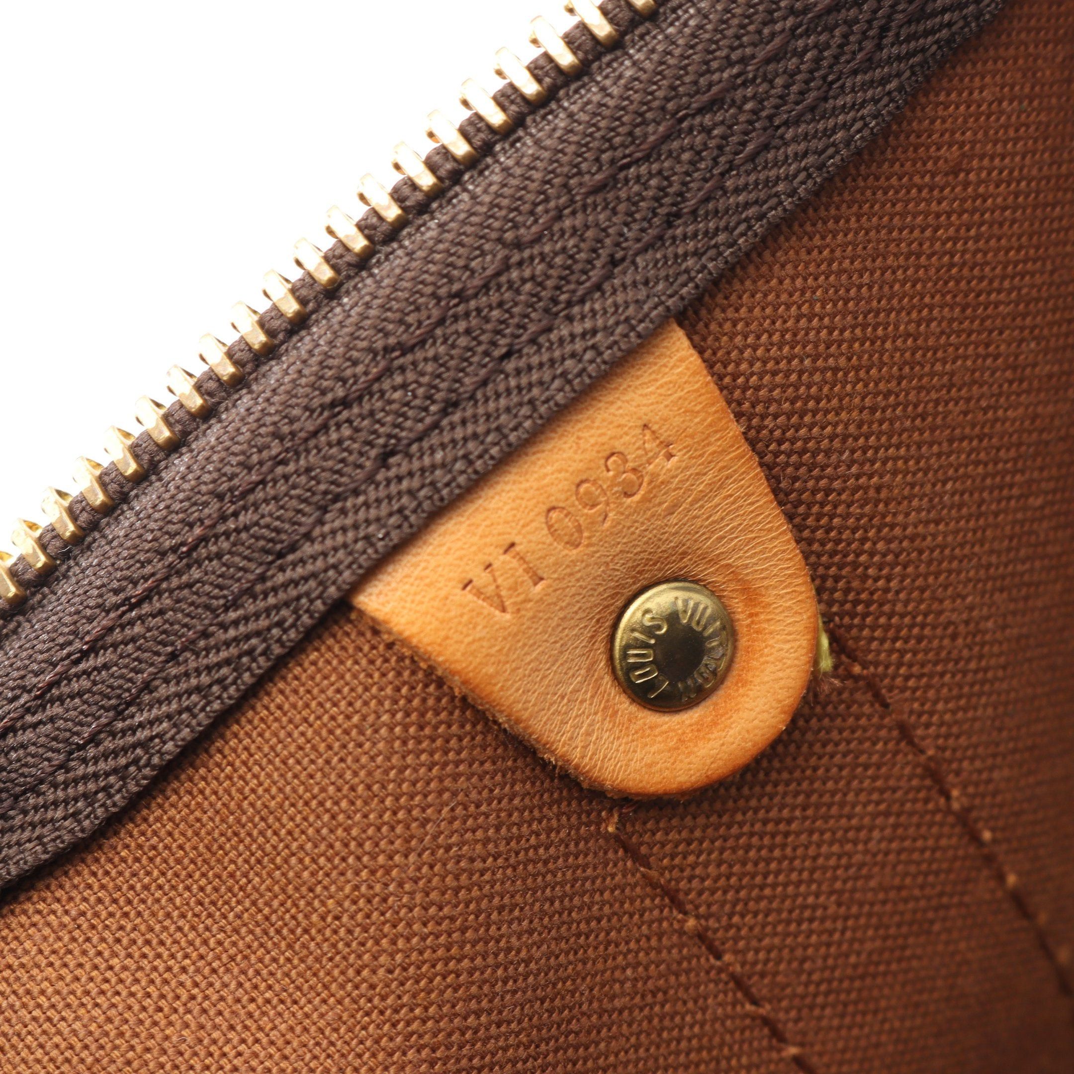 Louis Vuitton Louis Vuitton Keepall 60 Monogram Boston Bag Leather Brown Size ONE SIZE - 5 Thumbnail
