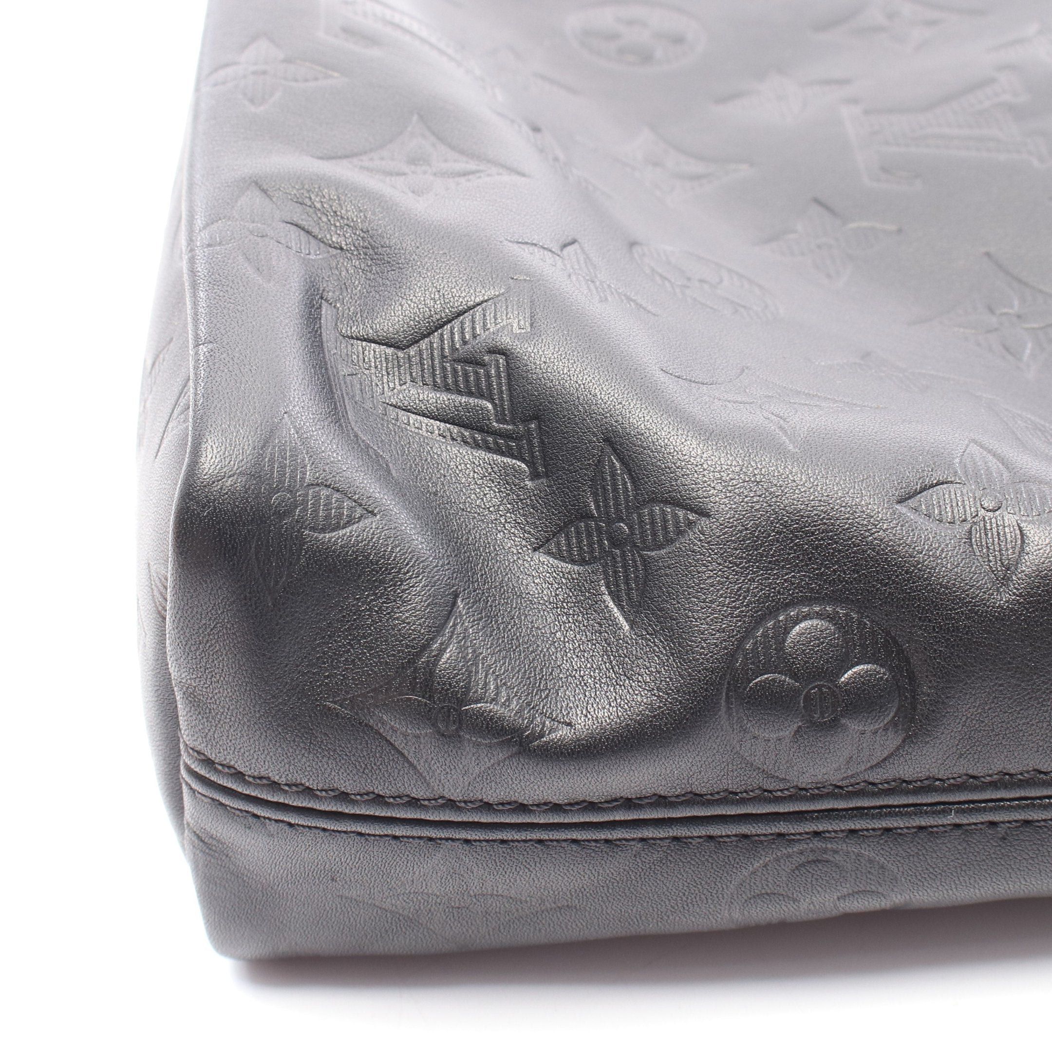 Louis Vuitton Louis Vuitton Nano Bag Monogram Shadow Shoulder Leather Black Size ONE SIZE - 6 Thumbnail