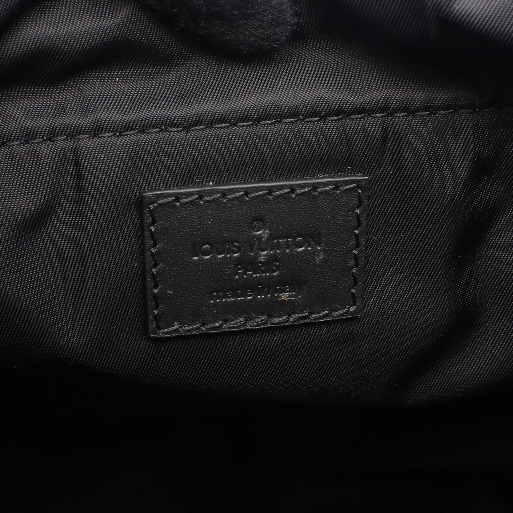 Louis Vuitton Louis Vuitton Nano Bag Monogram Shadow Shoulder Leather Black Size ONE SIZE - 4 Thumbnail