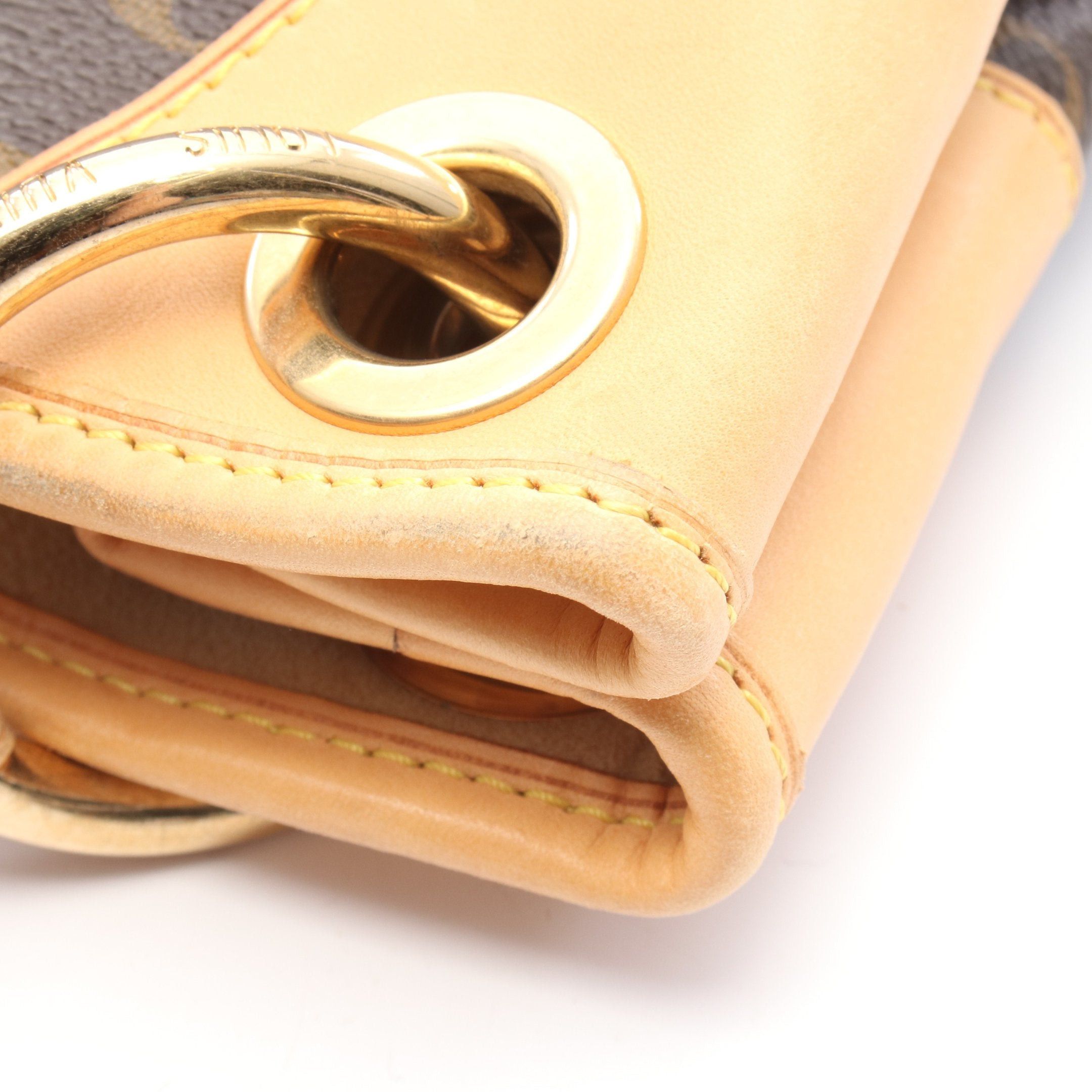 Louis Vuitton Louis Vuitton Galliera Gm Monogram Shoulder Bag Leather Brown Size ONE SIZE - 8 Thumbnail