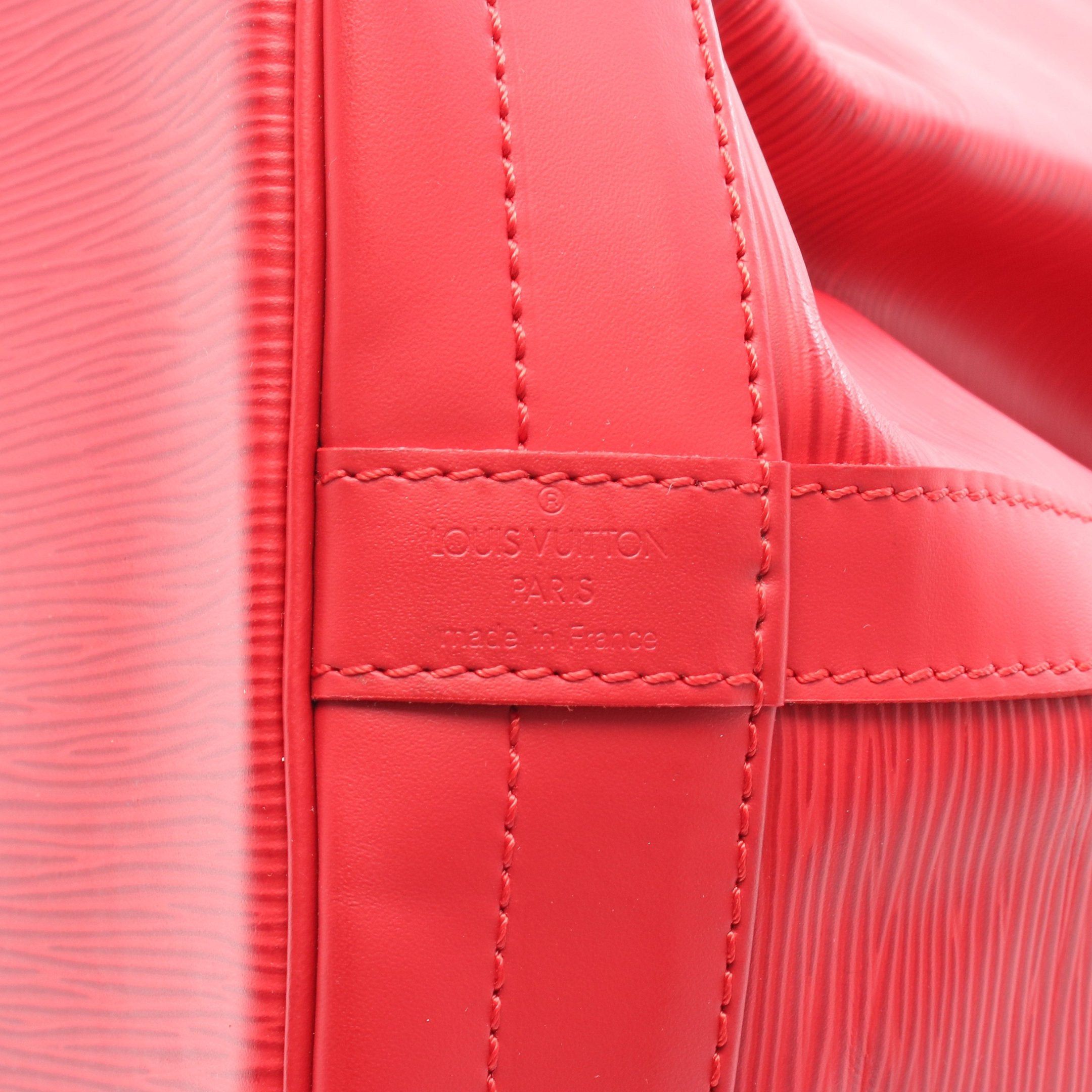 Louis Vuitton Louis Vuitton Noe Epi Rouge Shoulder Bag Leather Red Size ONE SIZE - 4 Thumbnail
