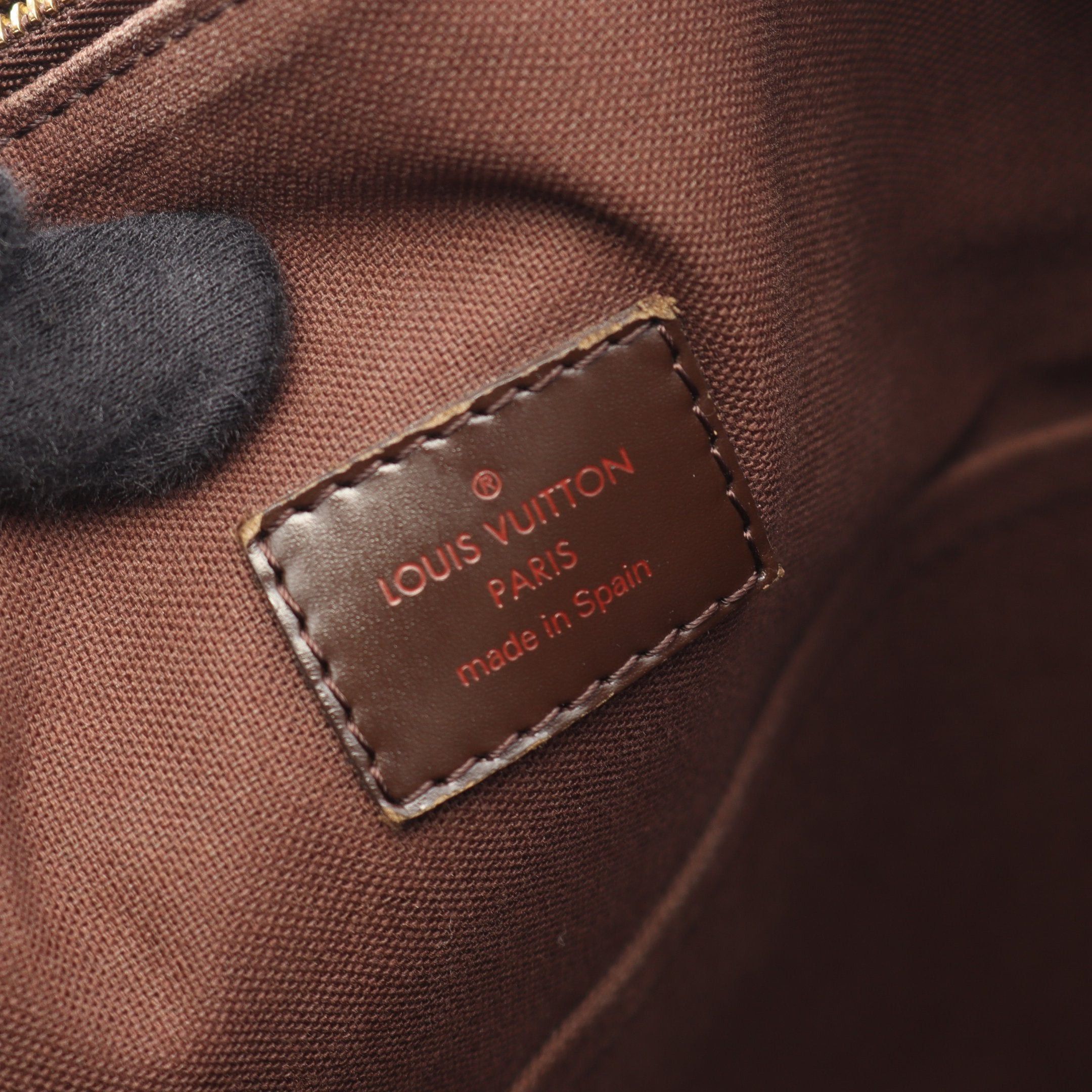Louis Vuitton Louis Vuitton Hippopotamus Bobourg Damier Ebene Shoulder Bag Tote Leather Brown Size ONE SIZE - 4 Thumbnail