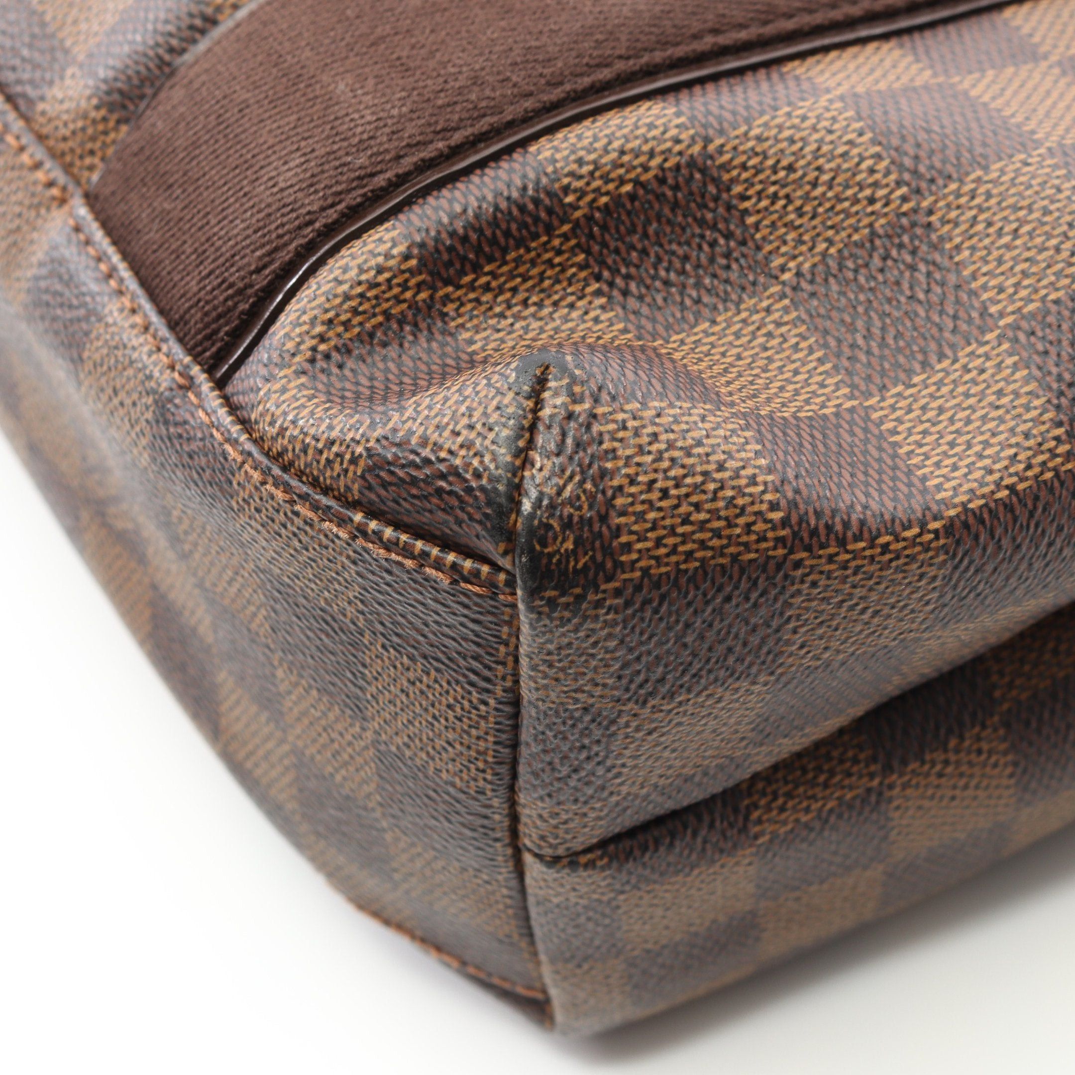 Louis Vuitton Louis Vuitton Hippopotamus Bobourg Damier Ebene Shoulder Bag Tote Leather Brown Size ONE SIZE - 7 Thumbnail