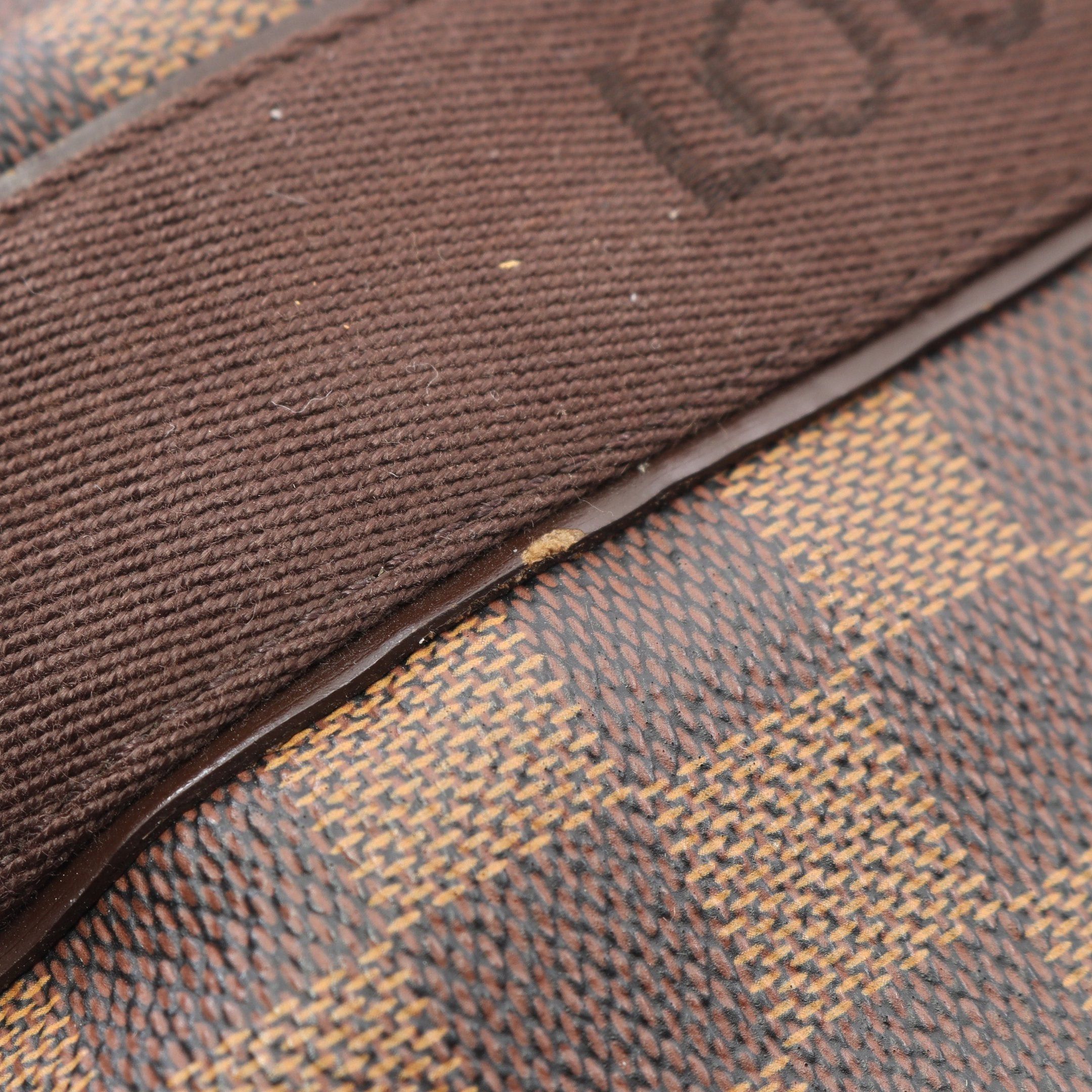 Louis Vuitton Louis Vuitton Hippopotamus Bobourg Damier Ebene Shoulder Bag Tote Leather Brown Size ONE SIZE - 10 Thumbnail