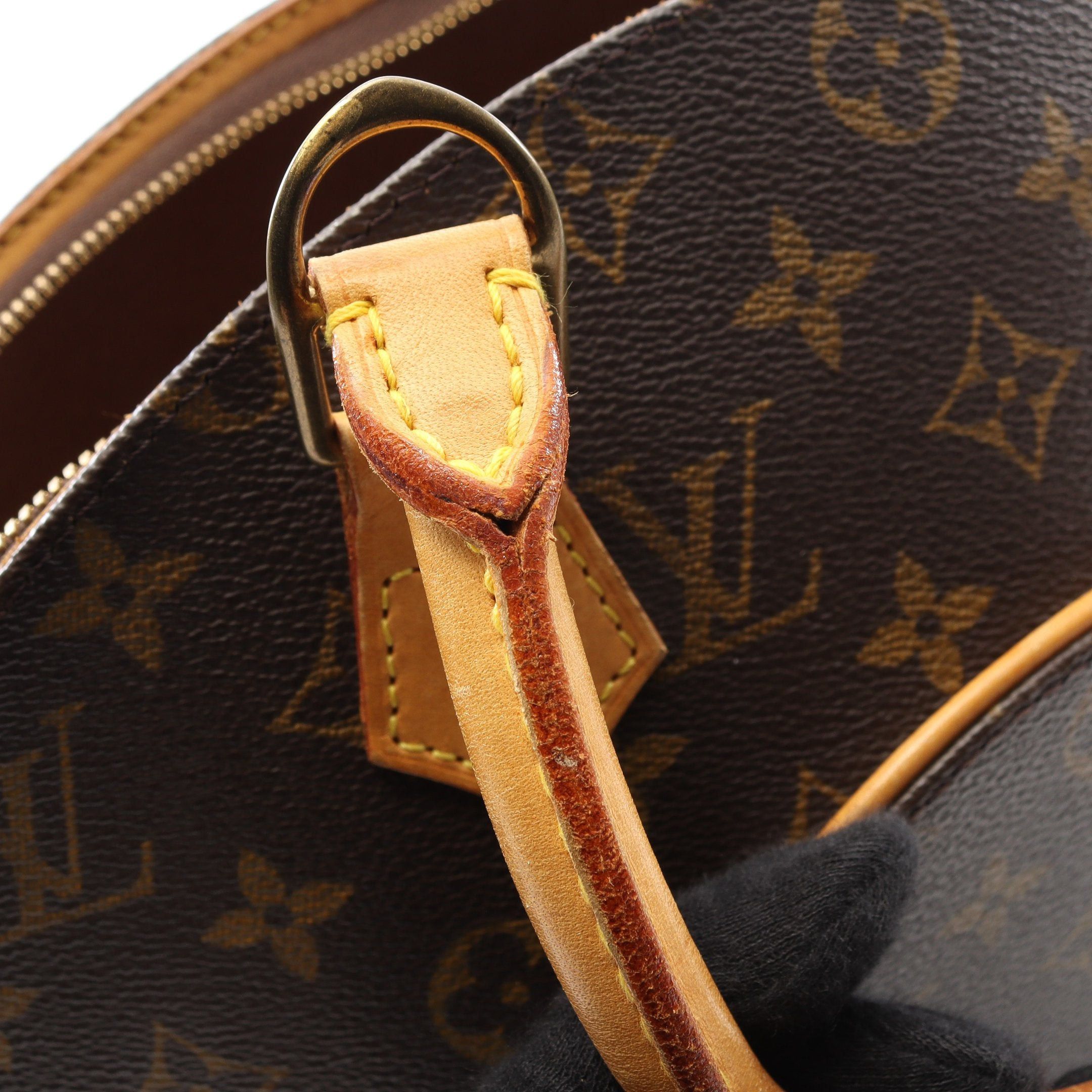 Louis Vuitton Louis Vuitton Ellipse Mm Monogram Handbag Leather Brown Size ONE SIZE - 10 Thumbnail