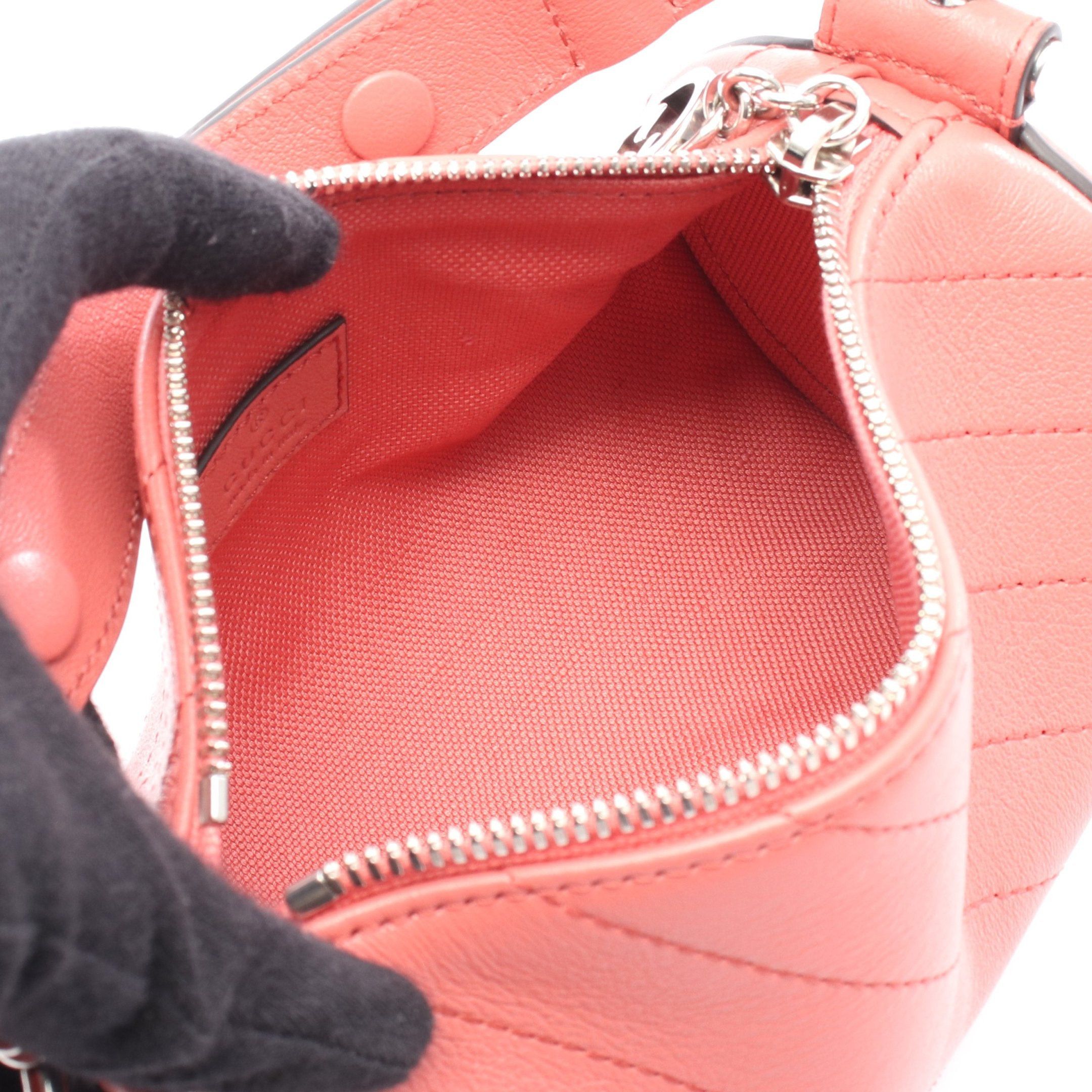 Gucci Gucci Blondie Mini One Shoulder Bag Leather Pink Size ONE SIZE - 3 Thumbnail