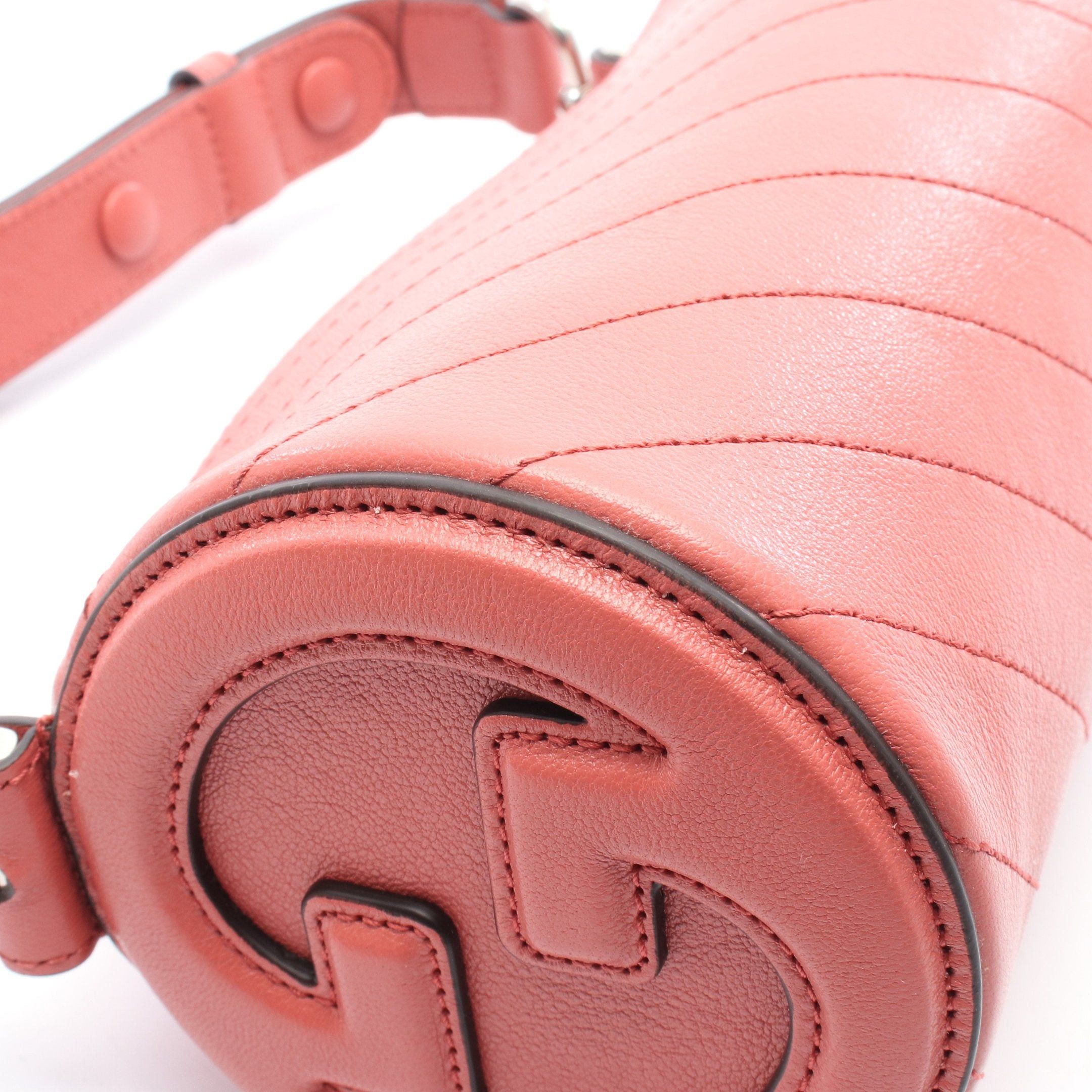 Gucci Gucci Blondie Mini One Shoulder Bag Leather Pink Size ONE SIZE - 5 Thumbnail