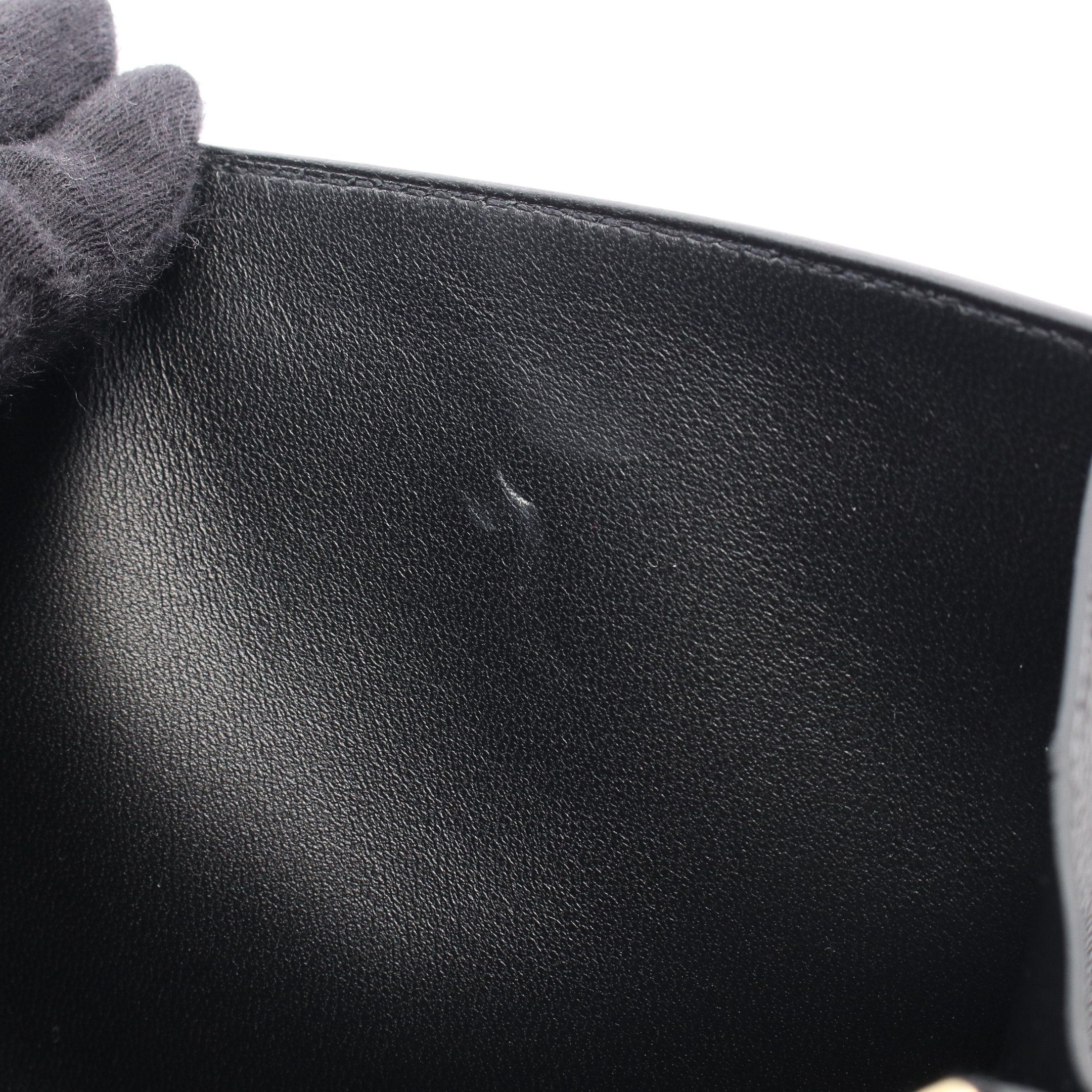 Hermes Hermes Constance Long Too Go Shoulder Wallet Veau Epsom Black Gold Hardware K Stamp Size ONE SIZE - 6 Thumbnail