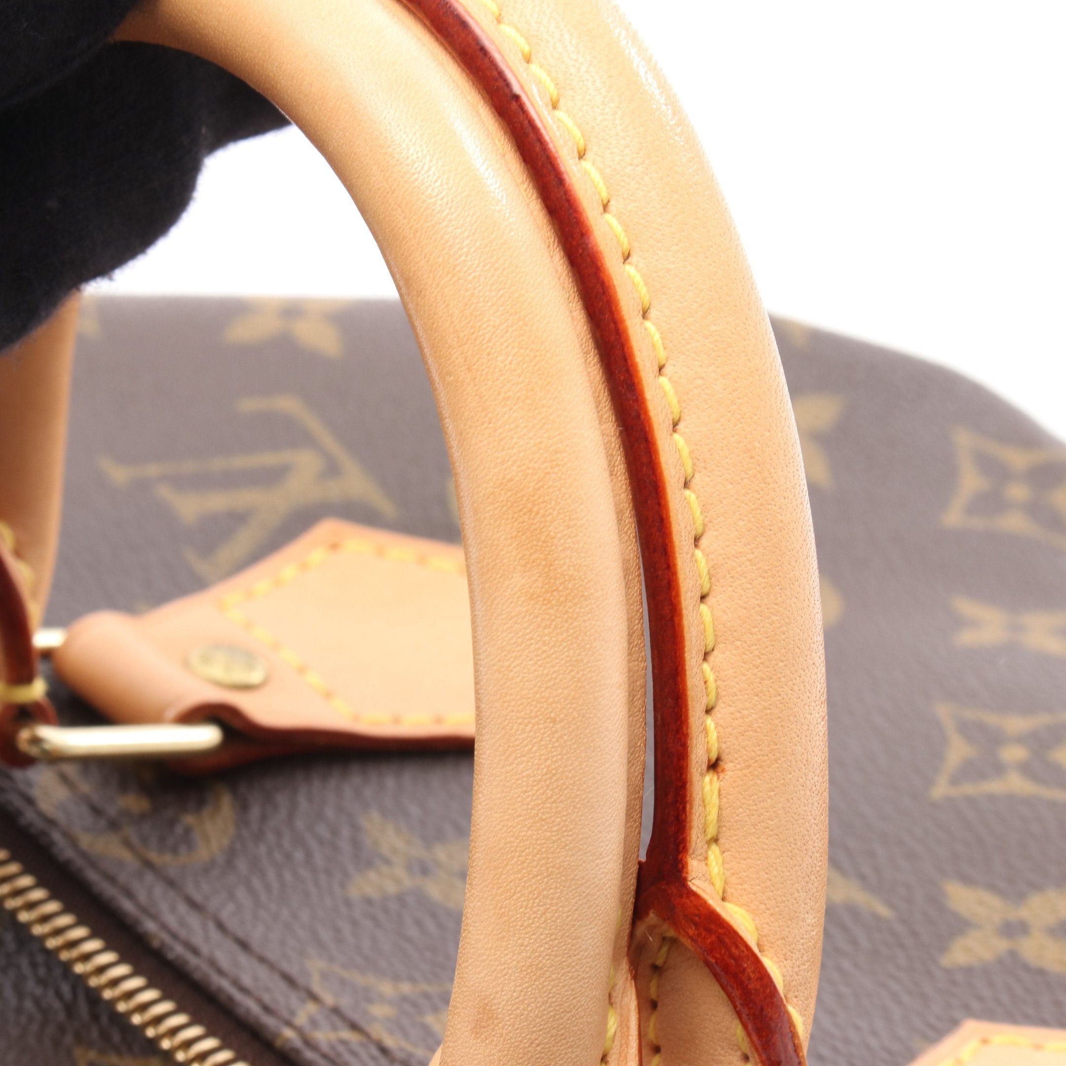 Louis Vuitton Louis Vuitton Speedy 25 Monogram Handbag Leather Brown Size ONE SIZE - 7 Thumbnail