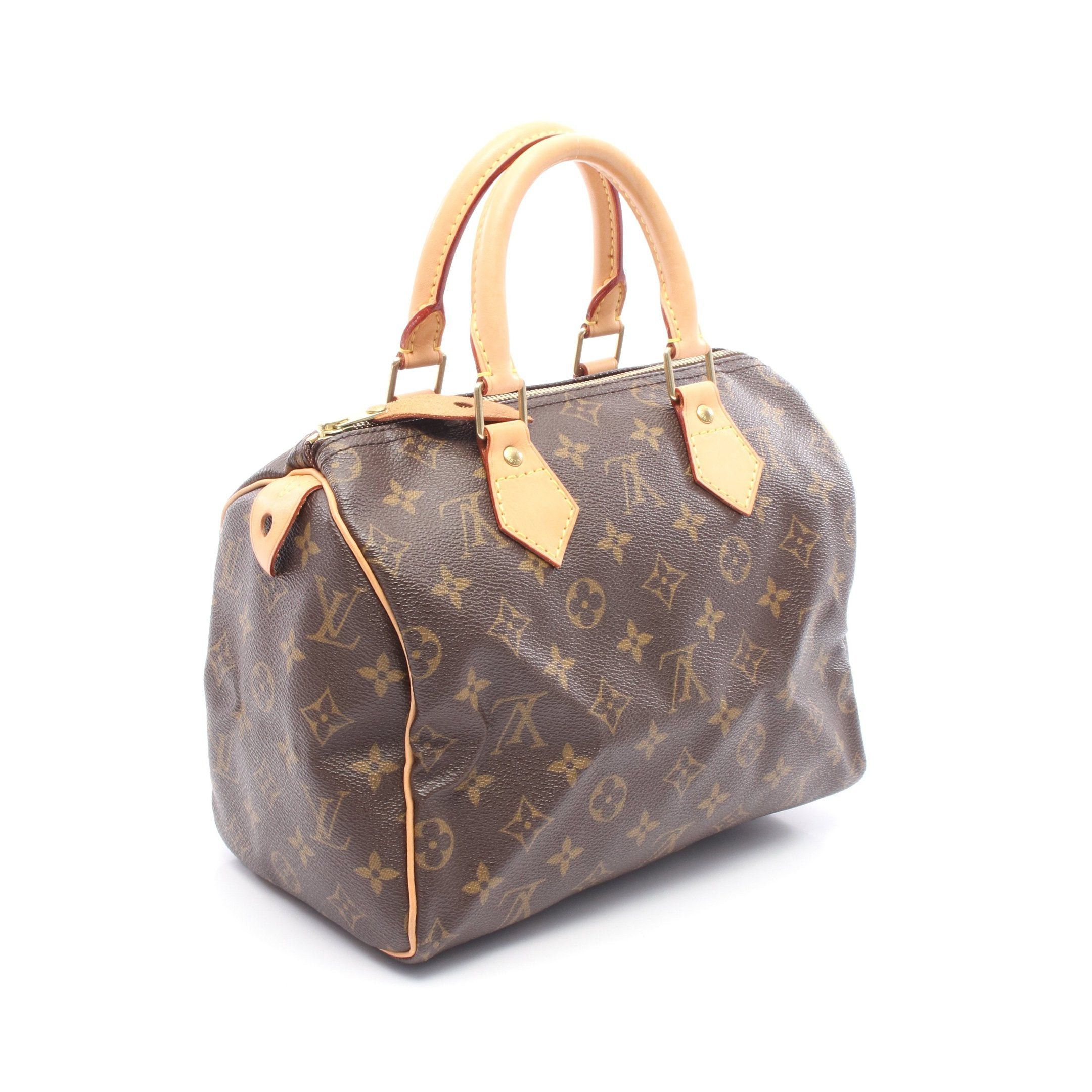 Louis Vuitton Louis Vuitton Speedy 25 Monogram Handbag Leather Brown Size ONE SIZE - 2 Thumbnail
