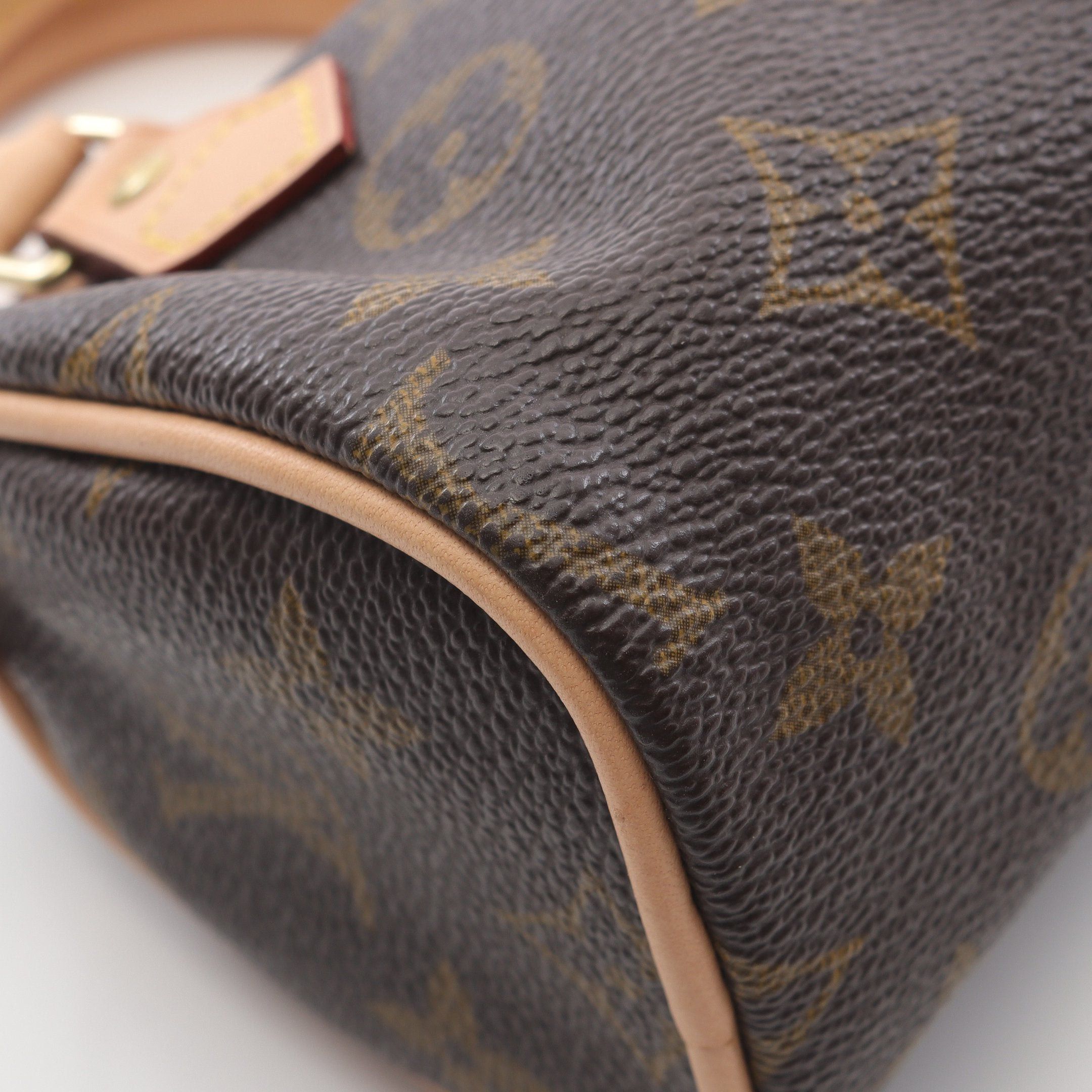 Louis Vuitton Louis Vuitton Mini Speedy Monogram Handbag Leather Brown Size ONE SIZE - 6 Thumbnail