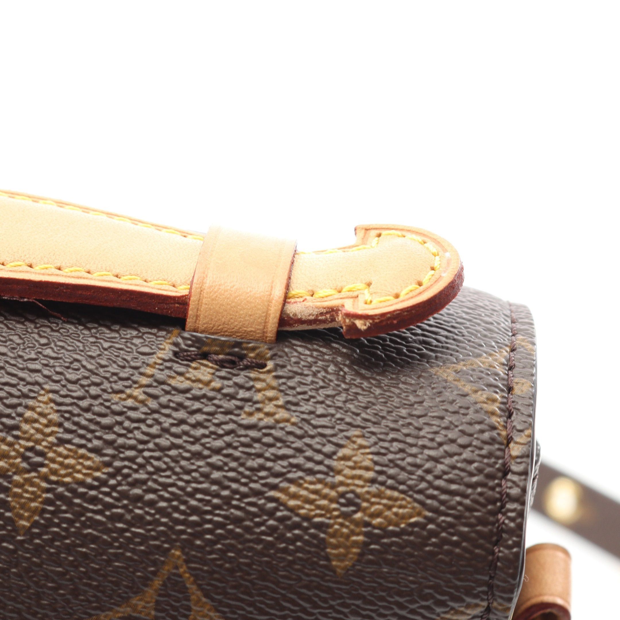 Louis Vuitton Louis Vuitton Pochette Metis Mm Monogram Handbag Leather Brown Size ONE SIZE - 7 Thumbnail