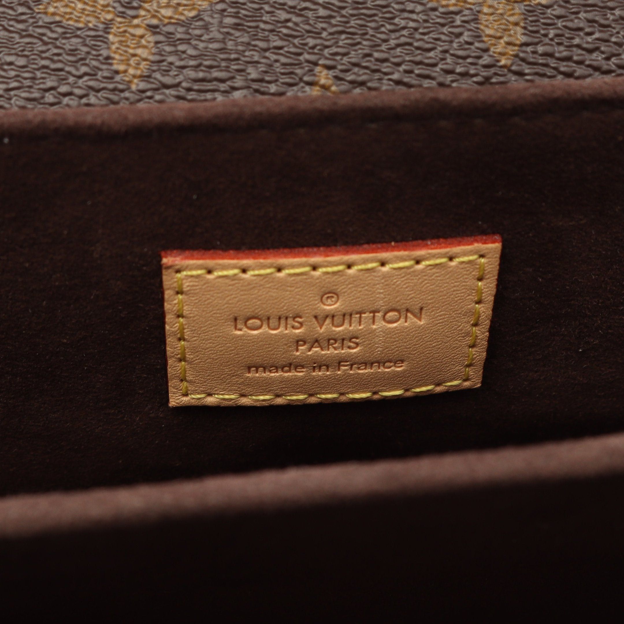 Louis Vuitton Louis Vuitton Pochette Metis Mm Monogram Handbag Leather Brown Size ONE SIZE - 4 Thumbnail