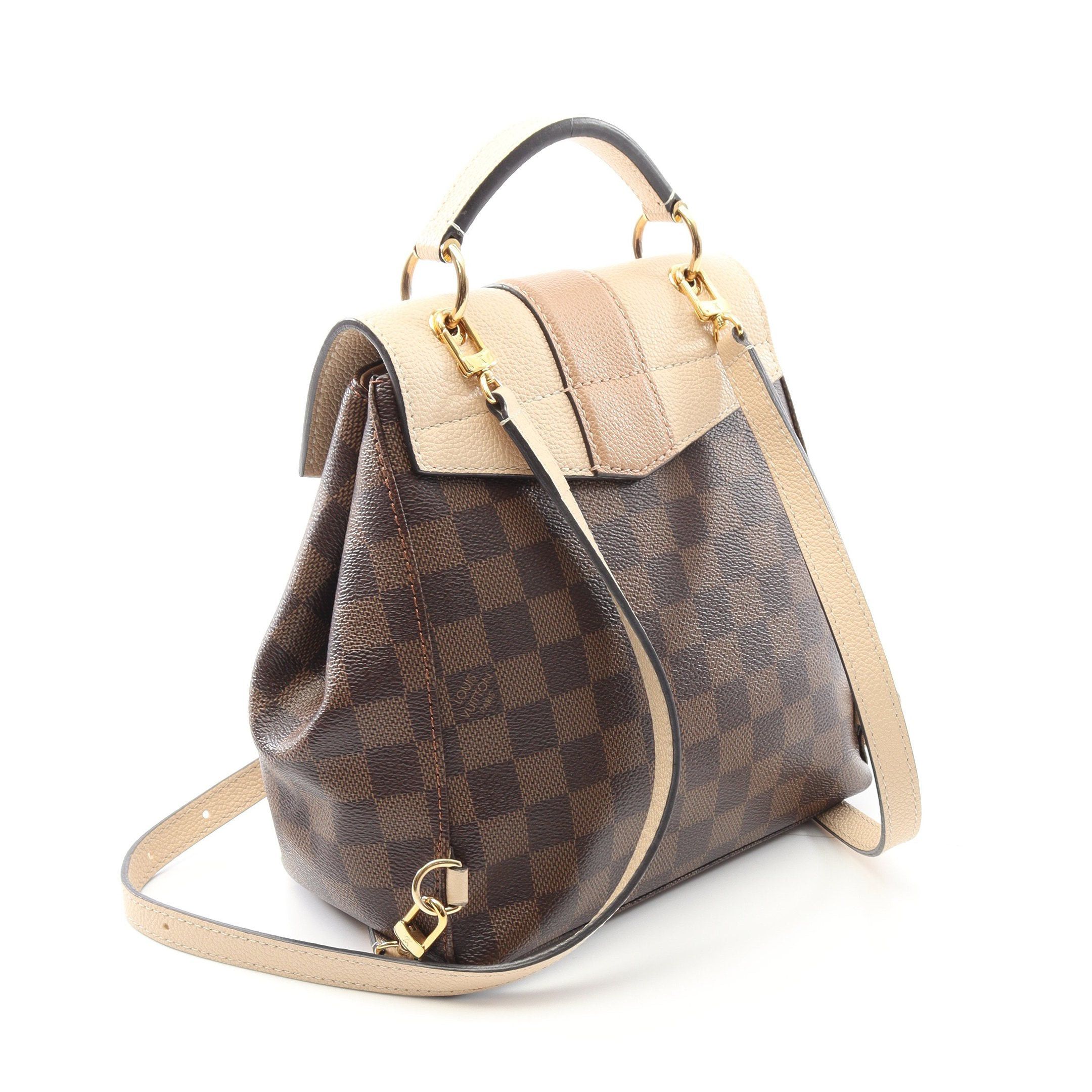Louis Vuitton Louis Vuitton Clapton Damier Ebene Claim Backpack Rucksack Leather Brown Beige Size ONE SIZE - 2 Thumbnail