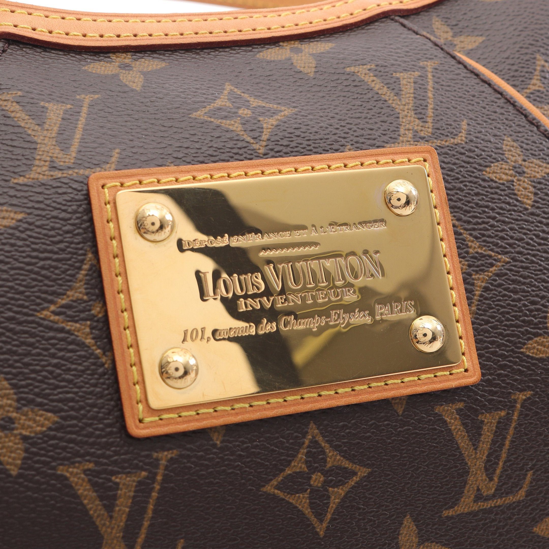 Louis Vuitton Louis Vuitton Thames Pm Monogram Shoulder Bag Leather Brown Size ONE SIZE - 10 Thumbnail