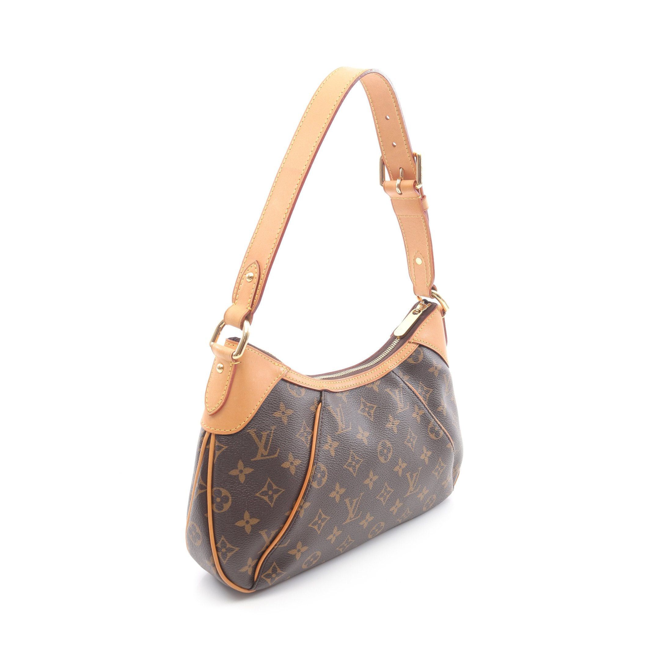 Louis Vuitton Louis Vuitton Thames Pm Monogram Shoulder Bag Leather Brown Size ONE SIZE - 2 Thumbnail