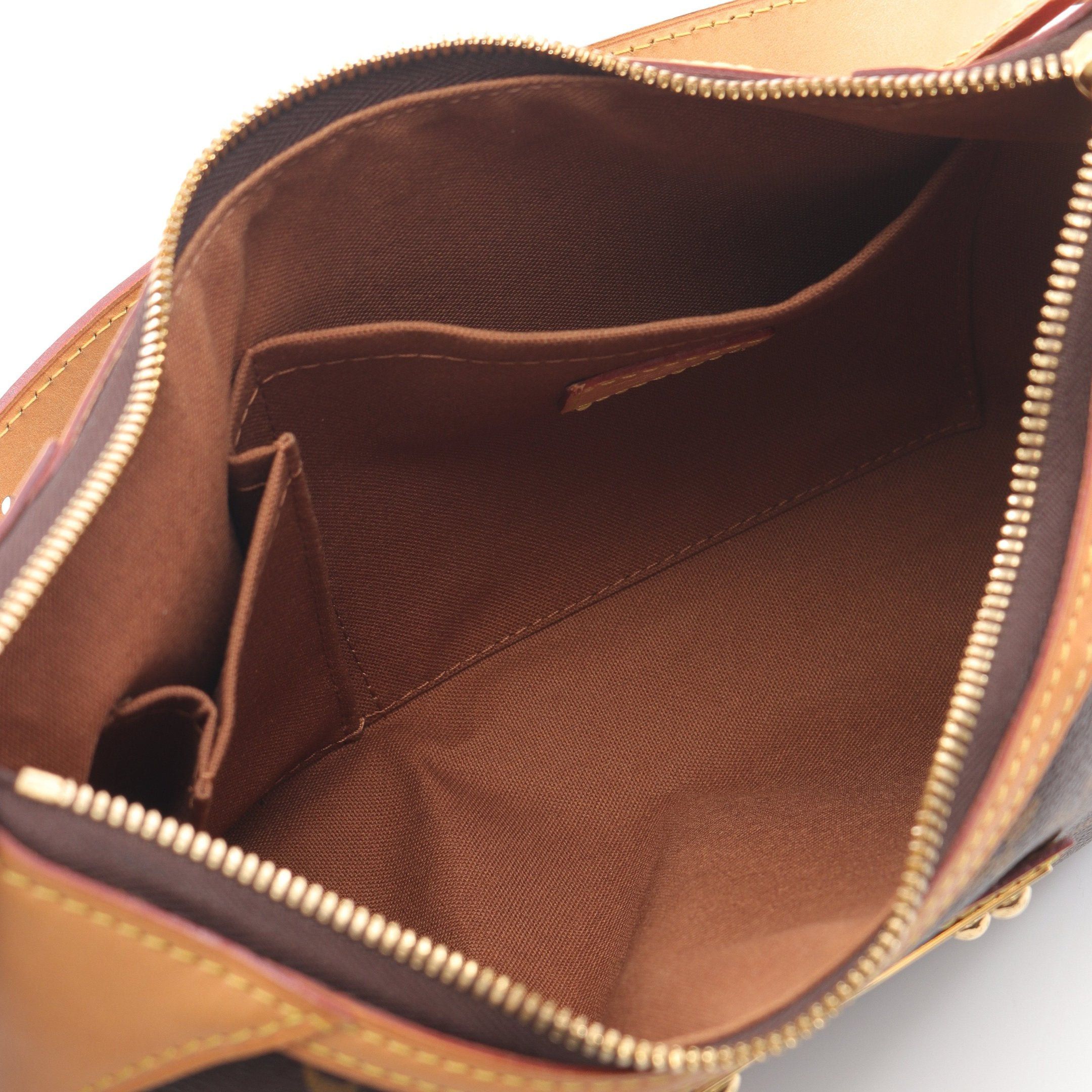 Louis Vuitton Louis Vuitton Thames Pm Monogram Shoulder Bag Leather Brown Size ONE SIZE - 3 Thumbnail