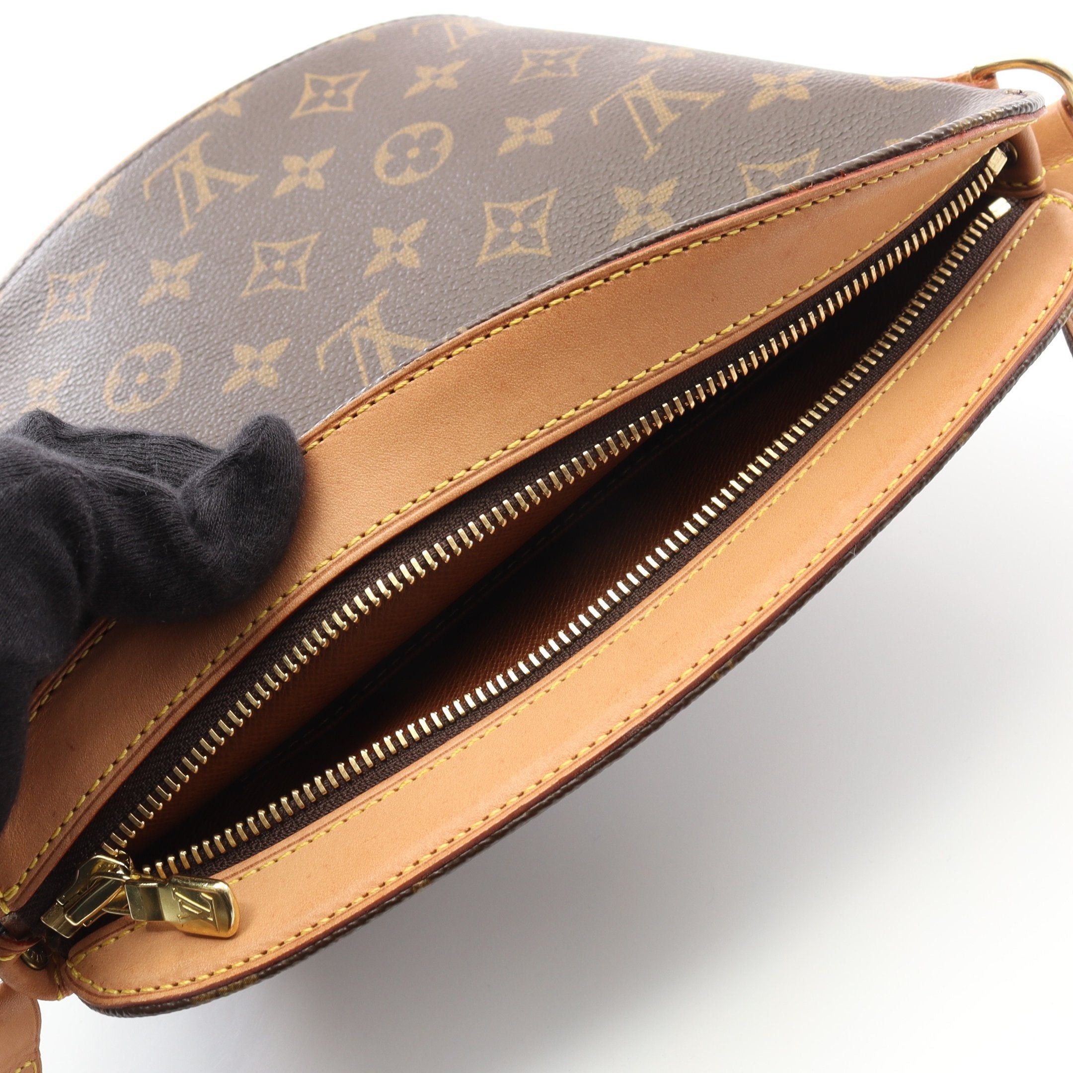 Louis Vuitton Louis Vuitton Druot Monogram Shoulder Bag Leather Brown Size ONE SIZE - 9 Thumbnail