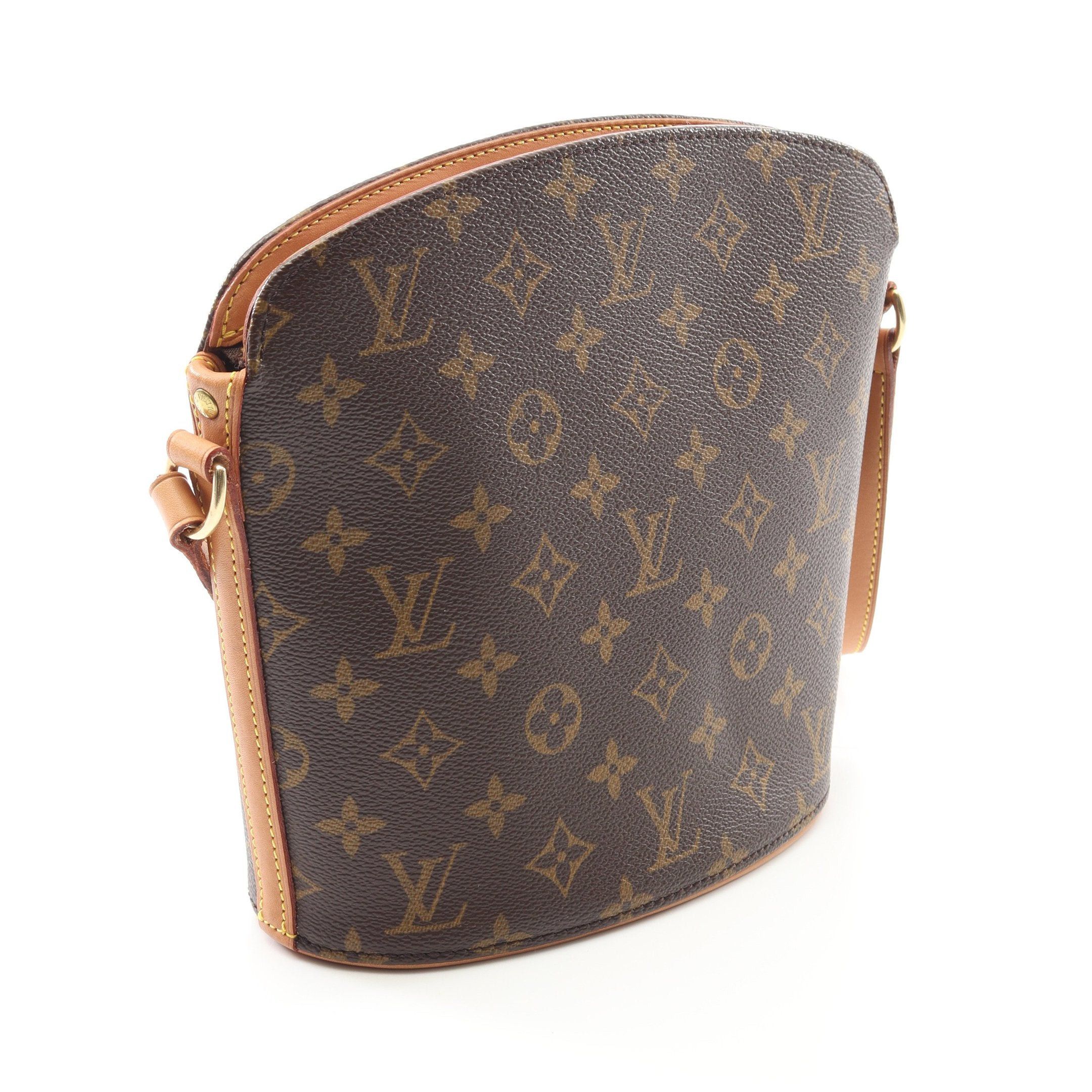 Louis Vuitton Louis Vuitton Druot Monogram Shoulder Bag Leather Brown Size ONE SIZE - 2 Thumbnail
