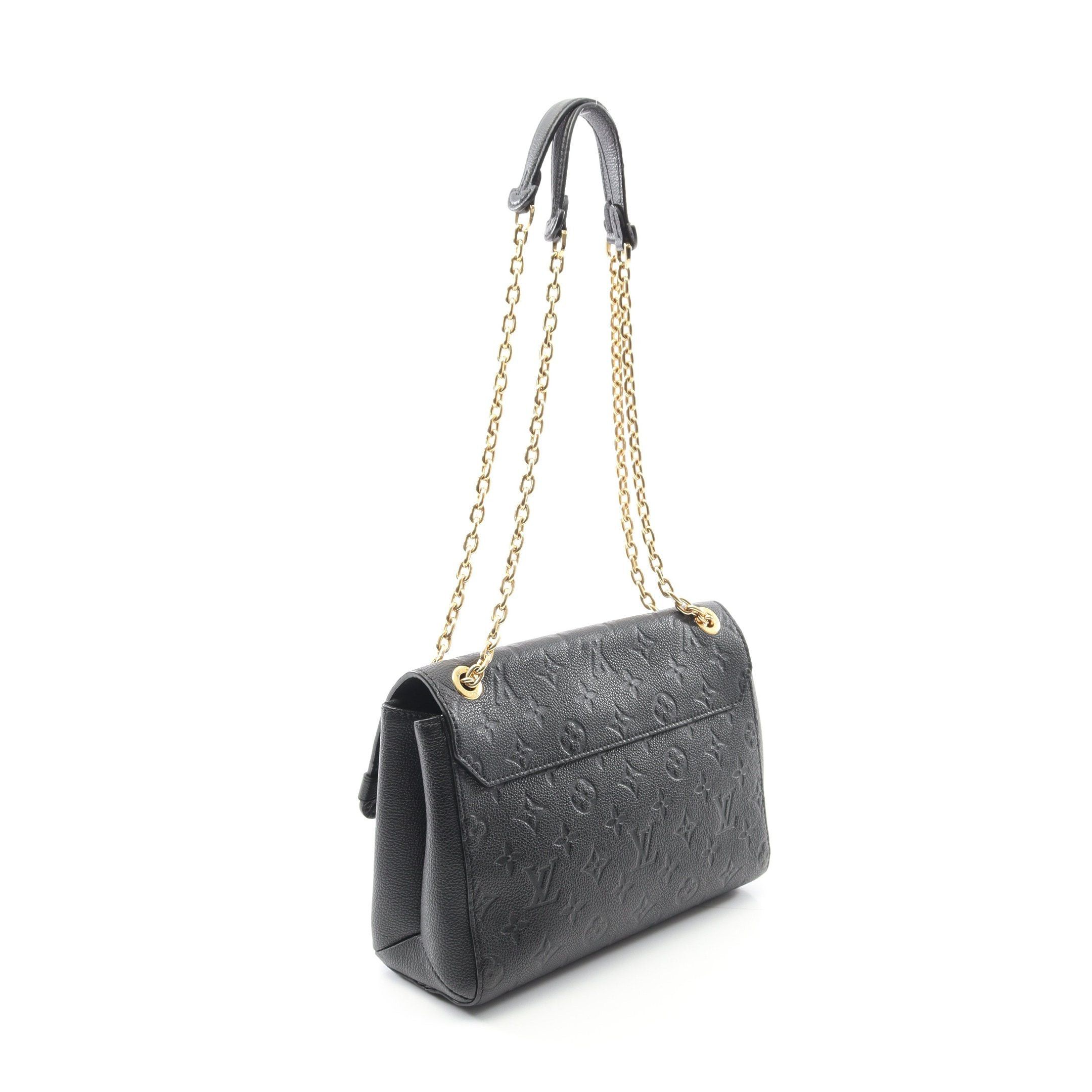 Louis Vuitton Louis Vuitton Vavin Pm Monogram Empreinte Noir Double Chain Shoulder Bag Leather Black Size ONE SIZE - 2 Thumbnail