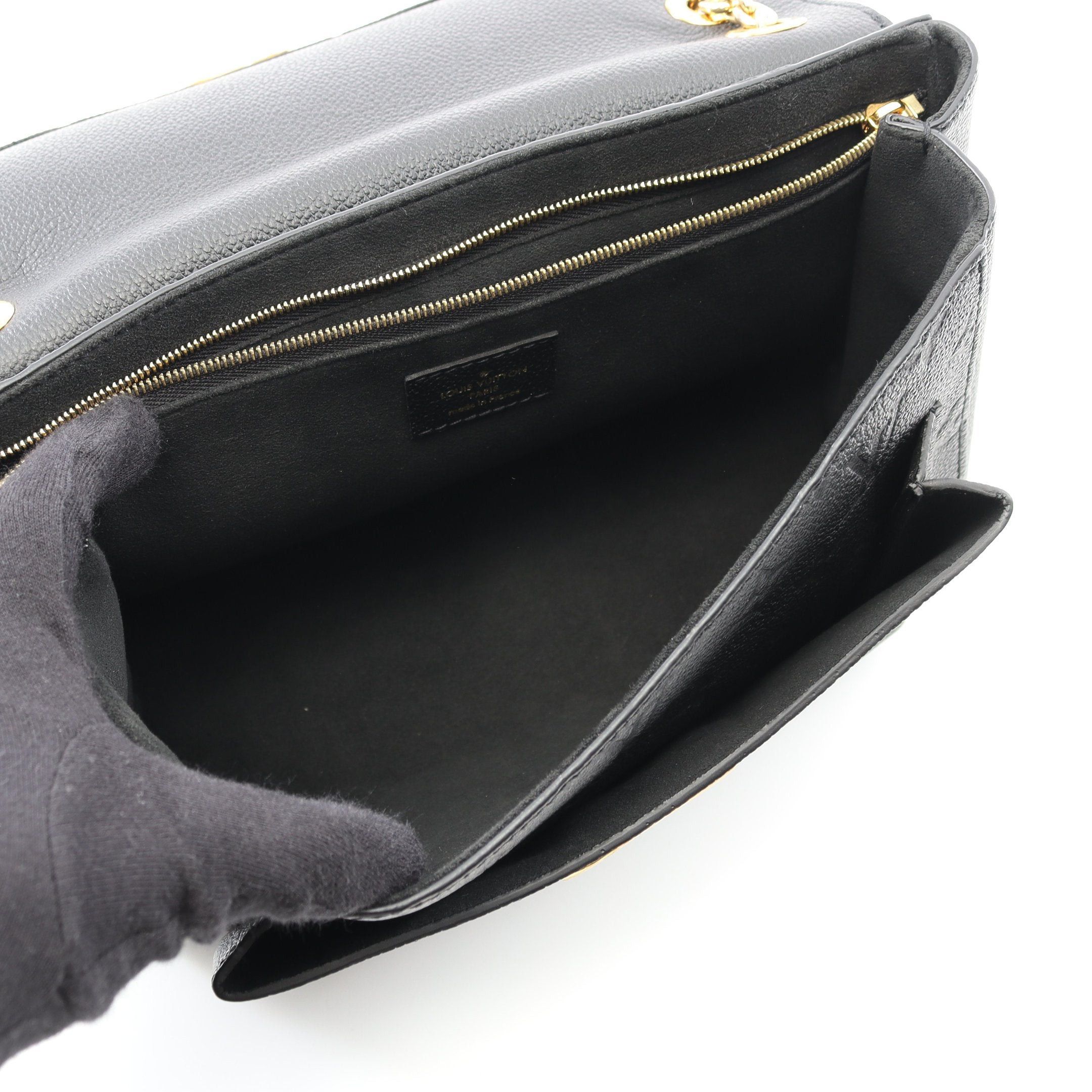 Louis Vuitton Louis Vuitton Vavin Pm Monogram Empreinte Noir Double Chain Shoulder Bag Leather Black Size ONE SIZE - 3 Thumbnail