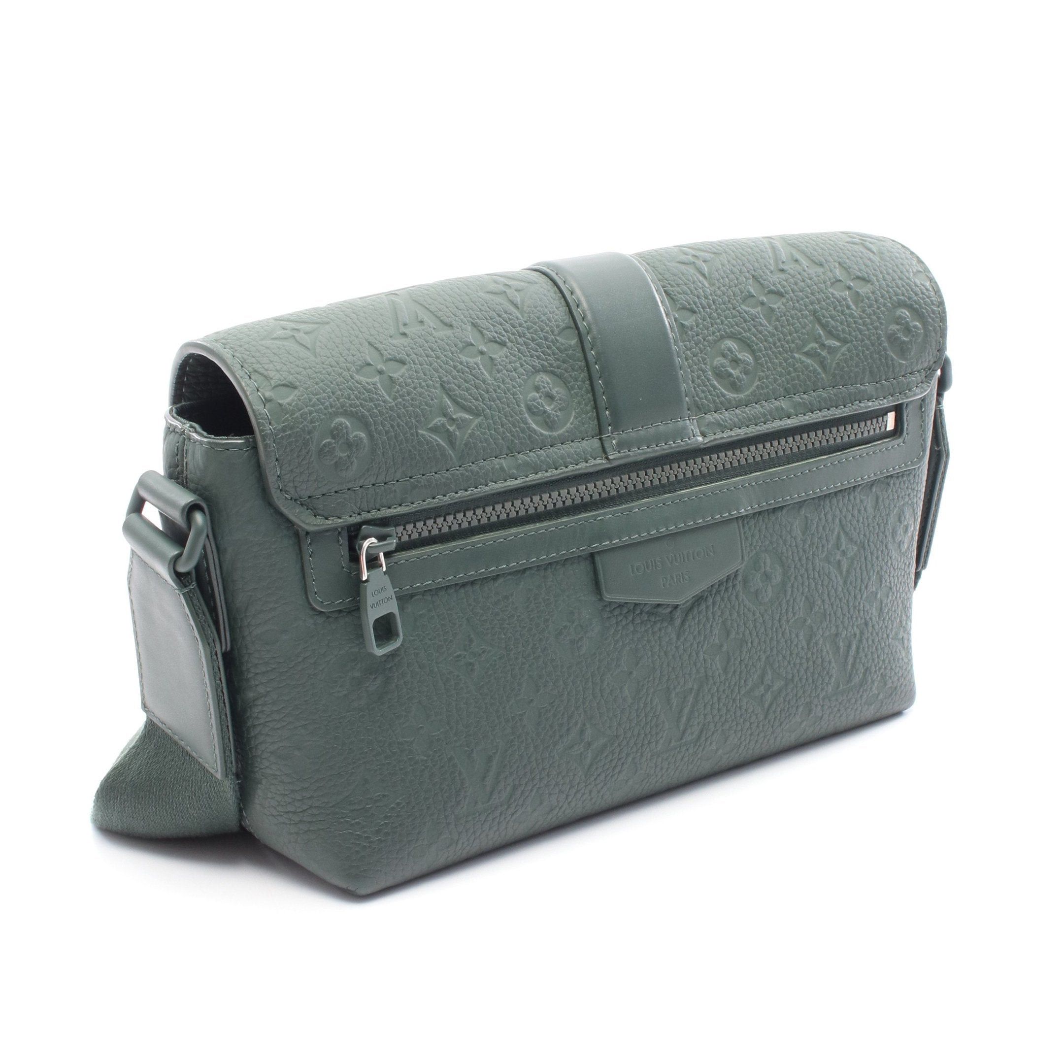 Louis Vuitton Louis Vuitton S-Cape Messenger Monogram Taurillon Shoulder Bag Leather Dark Green Size ONE SIZE - 2 Thumbnail