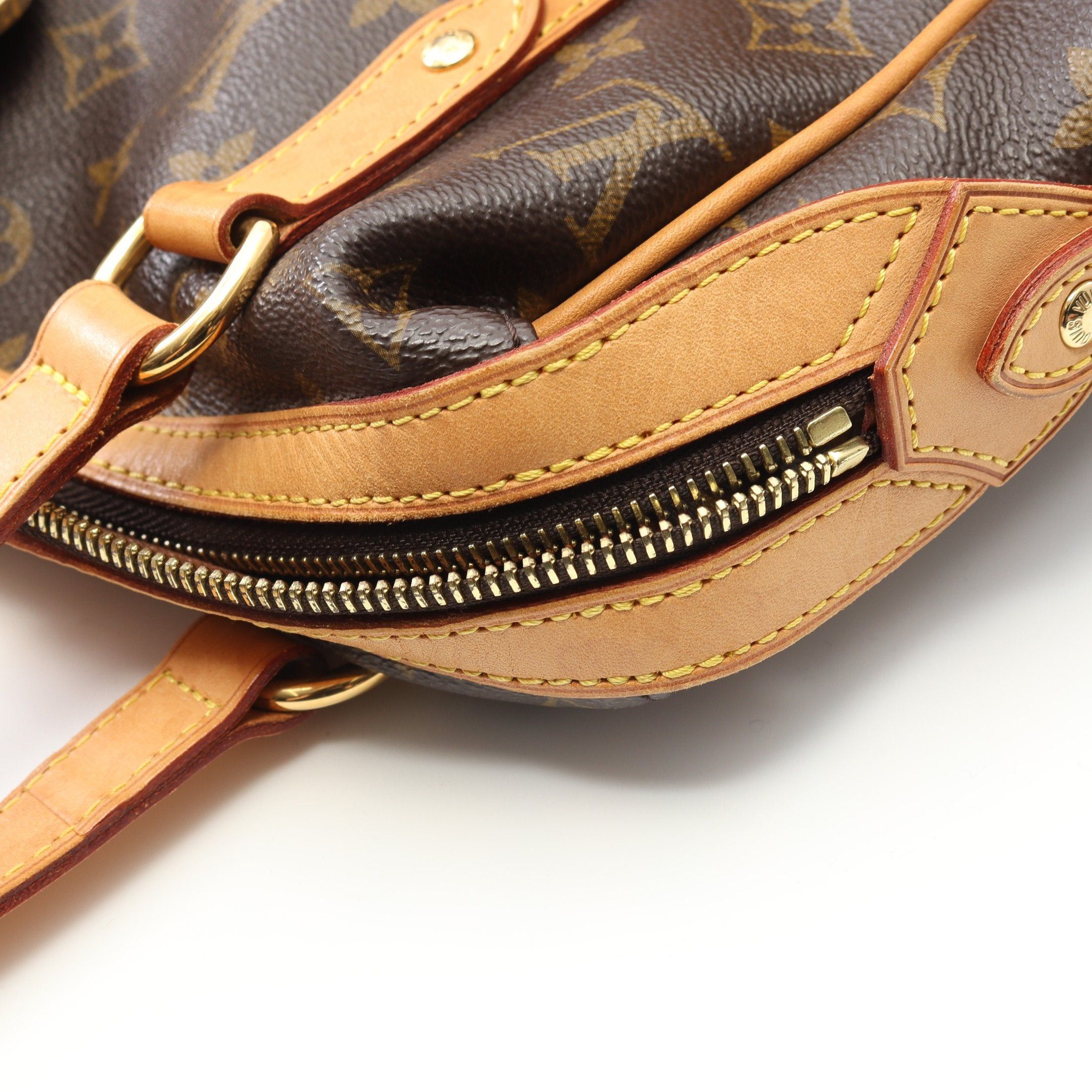 Louis Vuitton Louis Vuitton Stresa Pm Monogram Shoulder Bag Leather Brown Size ONE SIZE - 8 Thumbnail