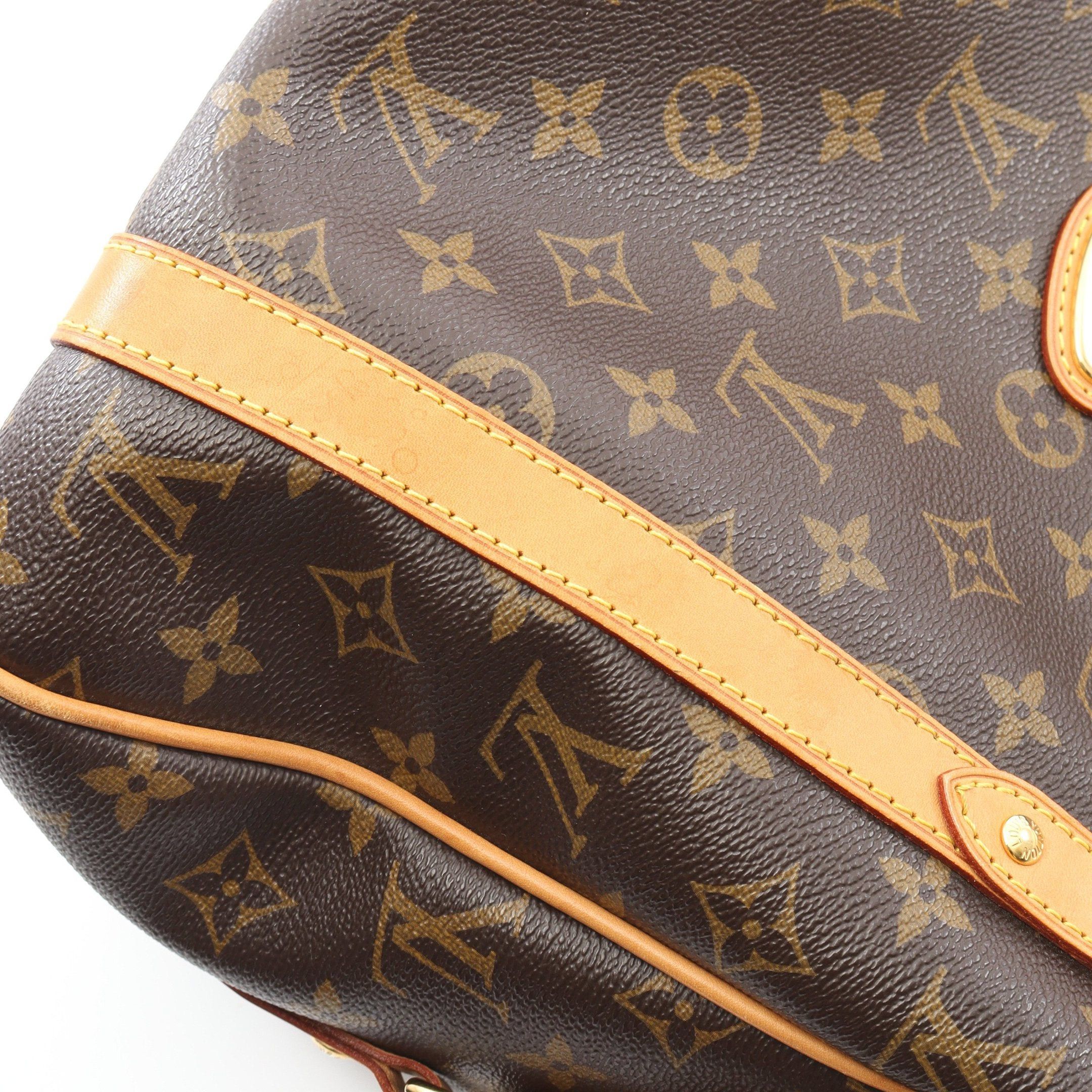 Louis Vuitton Louis Vuitton Stresa Pm Monogram Shoulder Bag Leather Brown Size ONE SIZE - 6 Thumbnail
