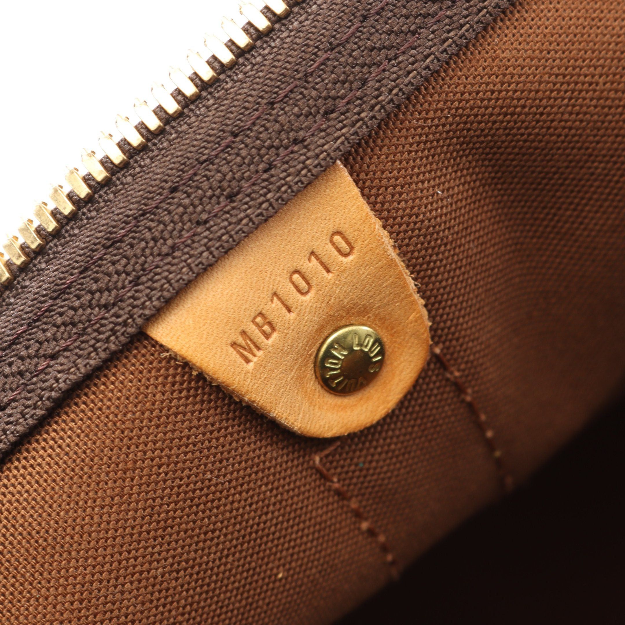 Louis Vuitton Louis Vuitton Keepall 60 Monogram Boston Bag Leather Brown Size ONE SIZE - 5 Thumbnail