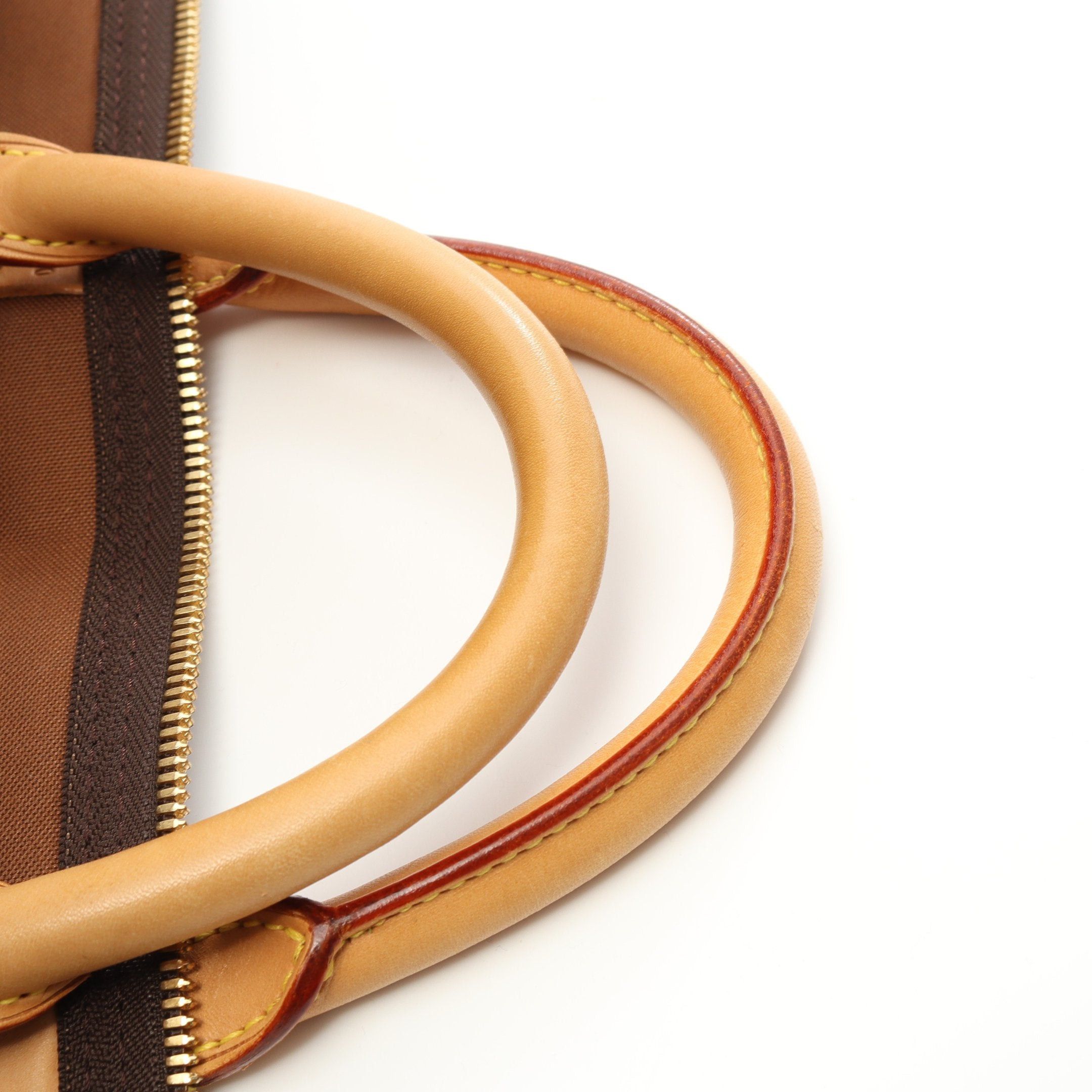 Louis Vuitton Louis Vuitton Keepall 60 Monogram Boston Bag Leather Brown Size ONE SIZE - 9 Thumbnail