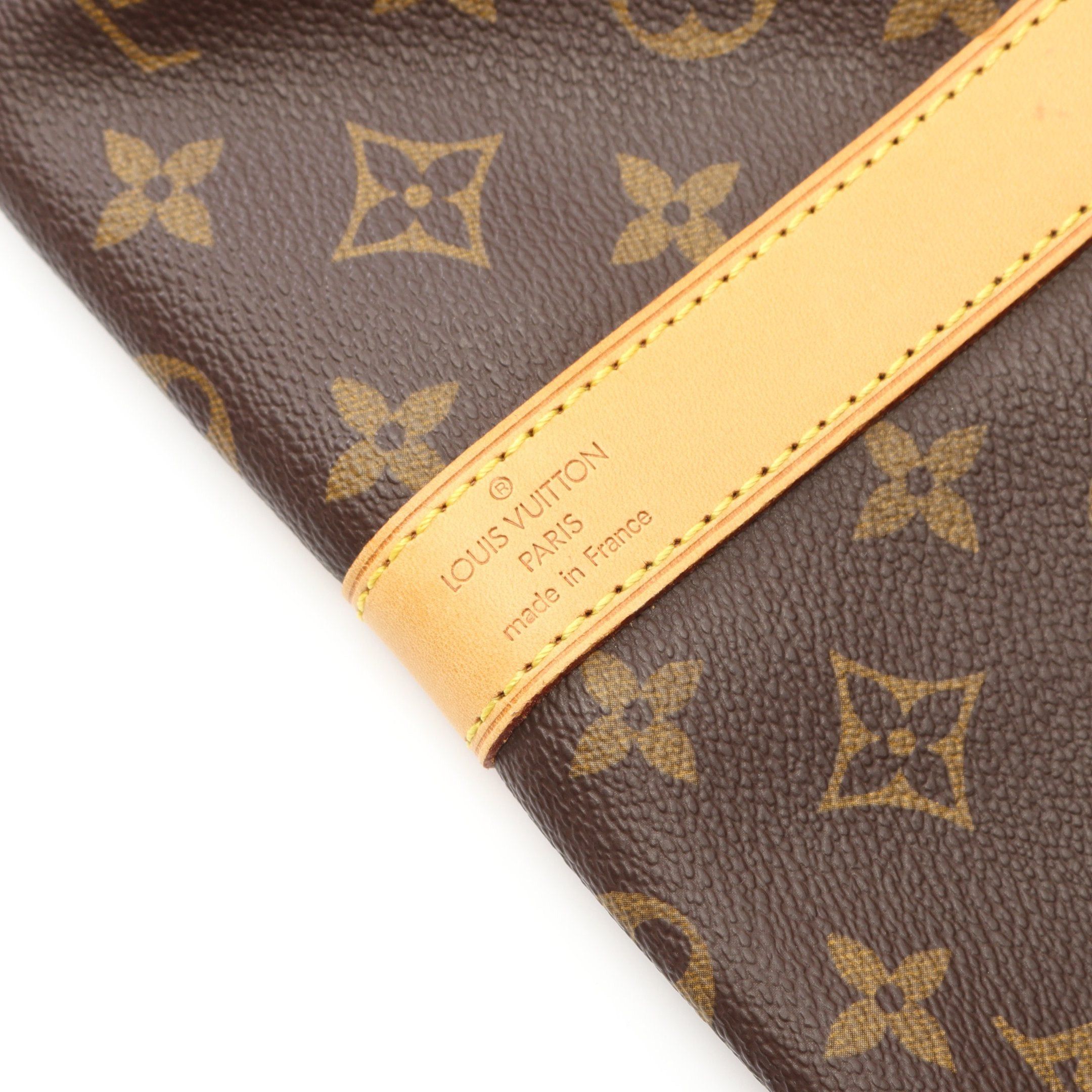 Louis Vuitton Louis Vuitton Keepall 60 Monogram Boston Bag Leather Brown Size ONE SIZE - 4 Thumbnail