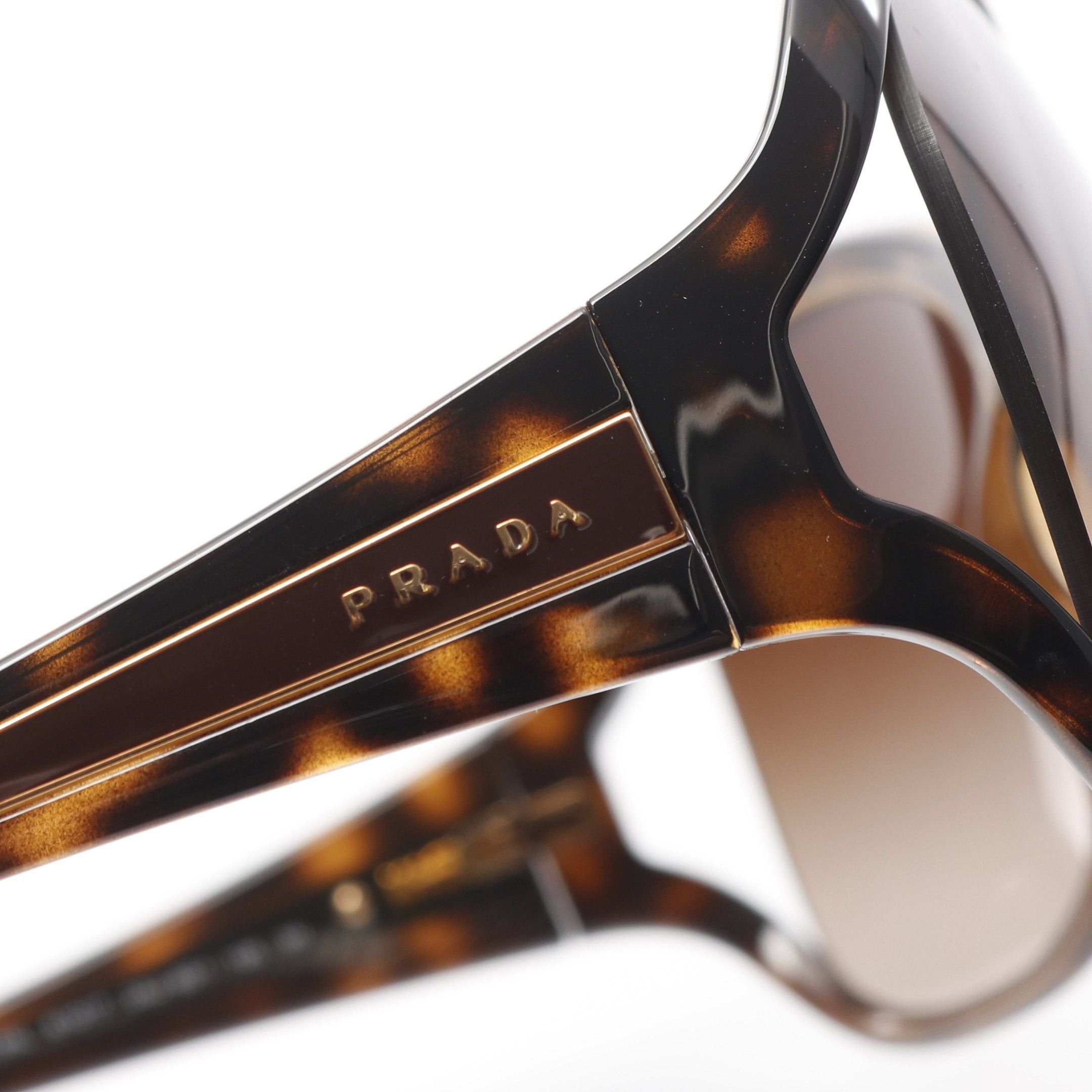 Prada Prada Cat Eye Sunglasses Brown Size ONE SIZE - 7 Thumbnail