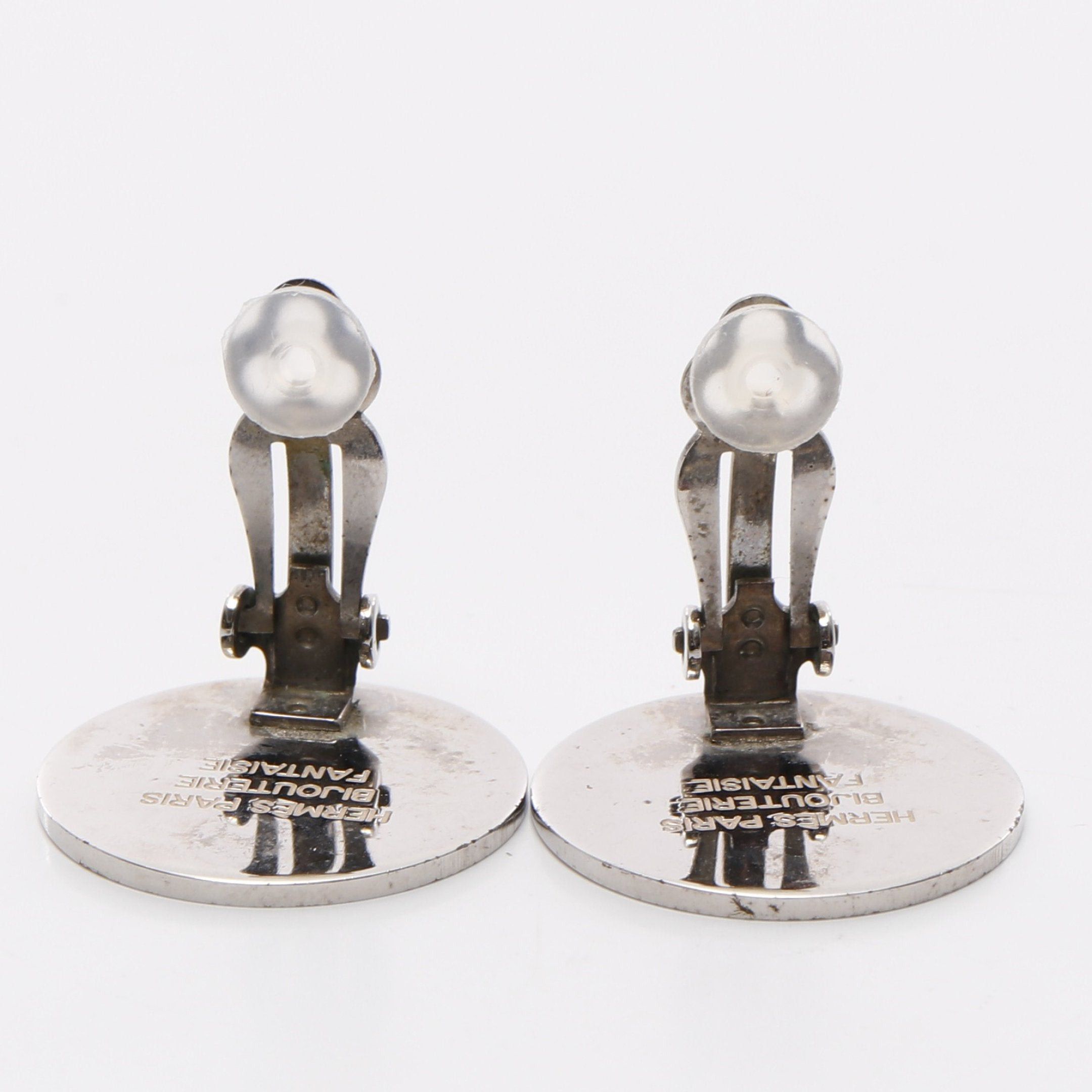 Hermes Hermes Serie Earrings Metal Silver Size ONE SIZE - 5 Thumbnail