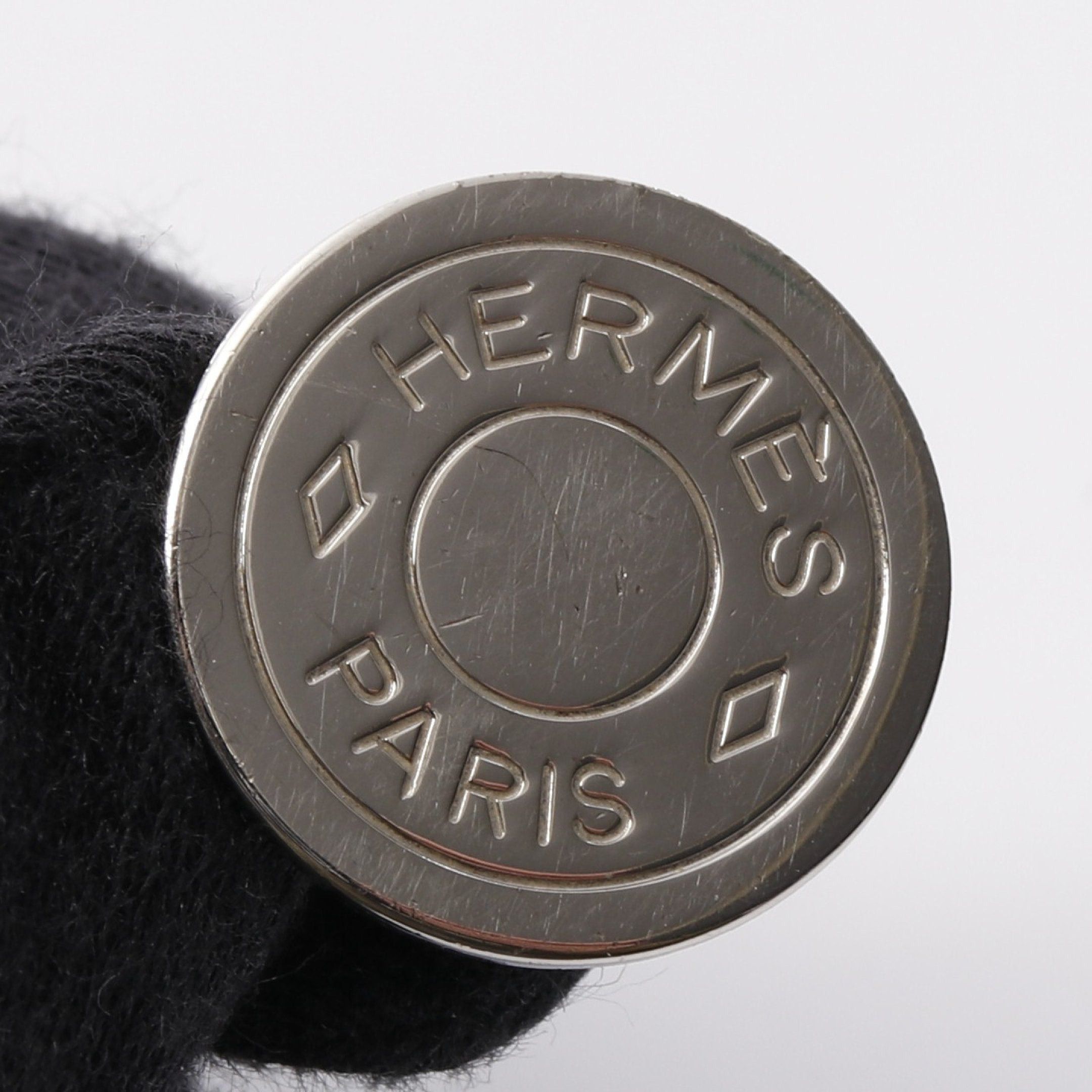 Hermes Hermes Serie Earrings Metal Silver Size ONE SIZE - 8 Thumbnail