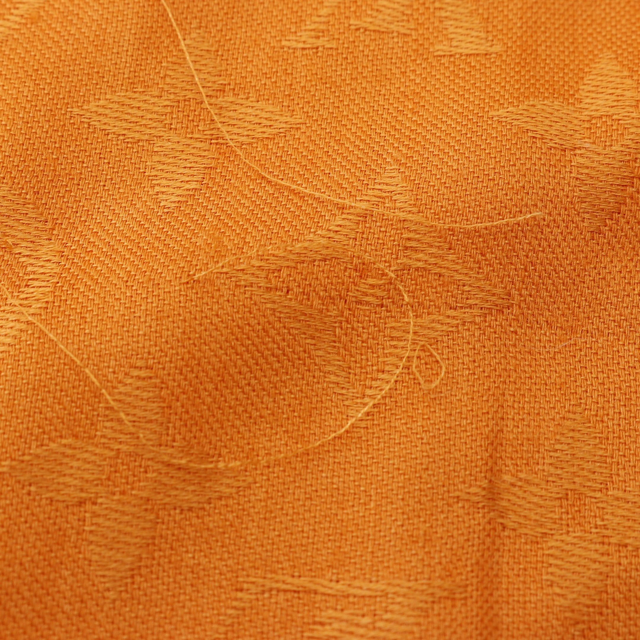 Louis Vuitton Louis Vuitton Shawl Monogram Silk Wool Orange Size ONE SIZE - 4 Thumbnail