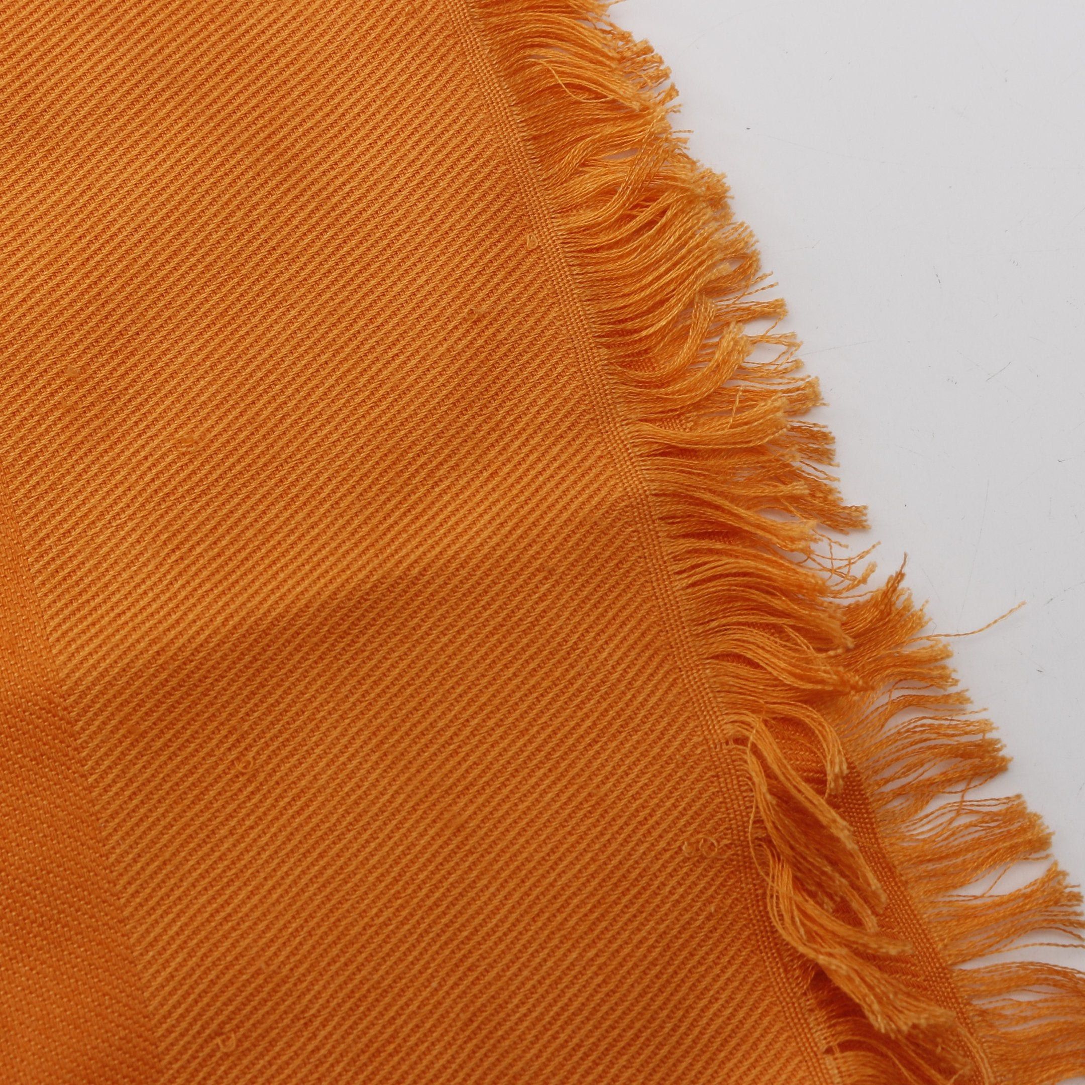 Louis Vuitton Louis Vuitton Shawl Monogram Silk Wool Orange Size ONE SIZE - 8 Thumbnail