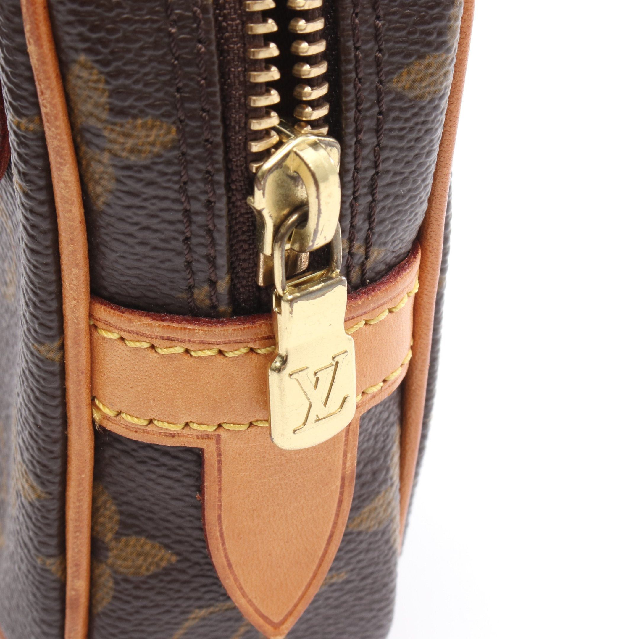 Louis Vuitton Louis Vuitton Marly Monogram Shoulder Bag Leather Brown Size ONE SIZE - 9 Thumbnail