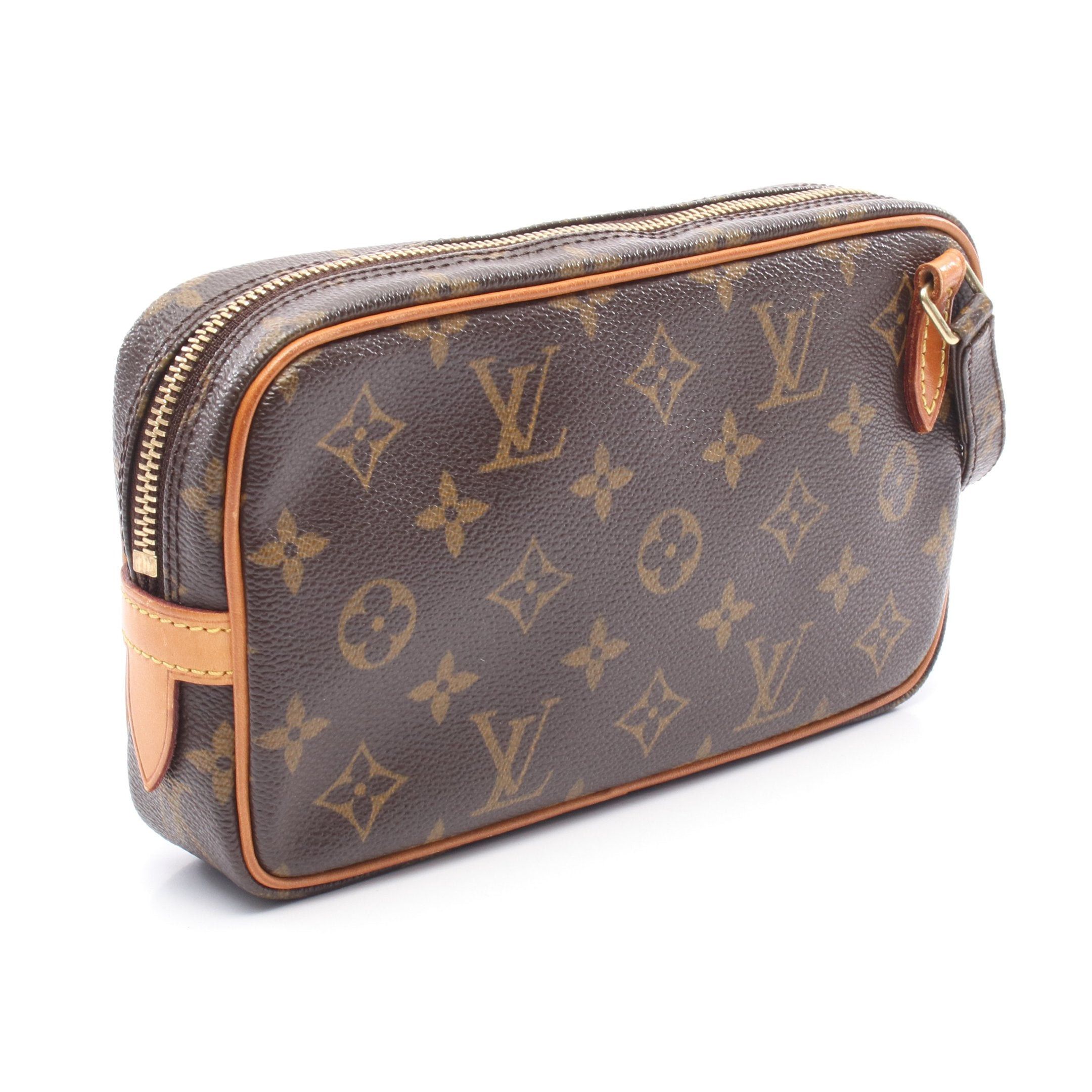 Louis Vuitton Louis Vuitton Marly Monogram Shoulder Bag Leather Brown Size ONE SIZE - 2 Thumbnail