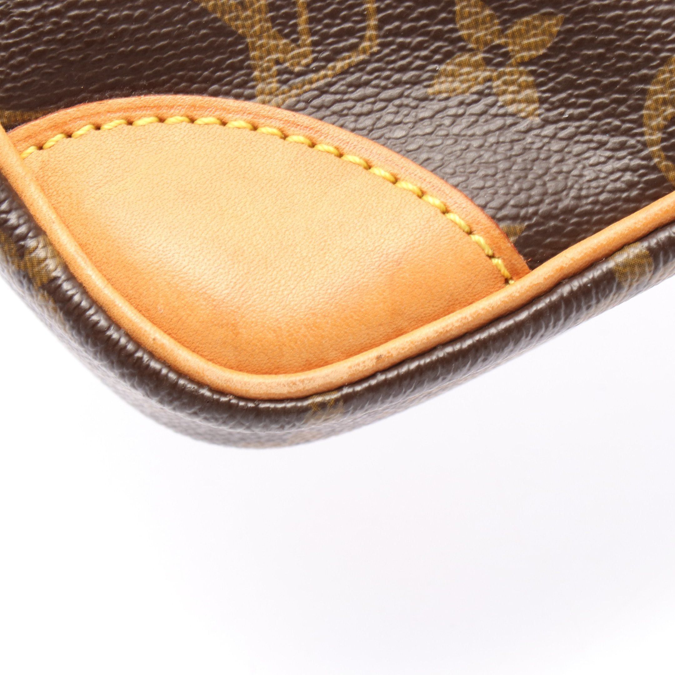 Louis Vuitton Louis Vuitton Danube Monogram Shoulder Bag Leather Brown Size ONE SIZE - 7 Thumbnail